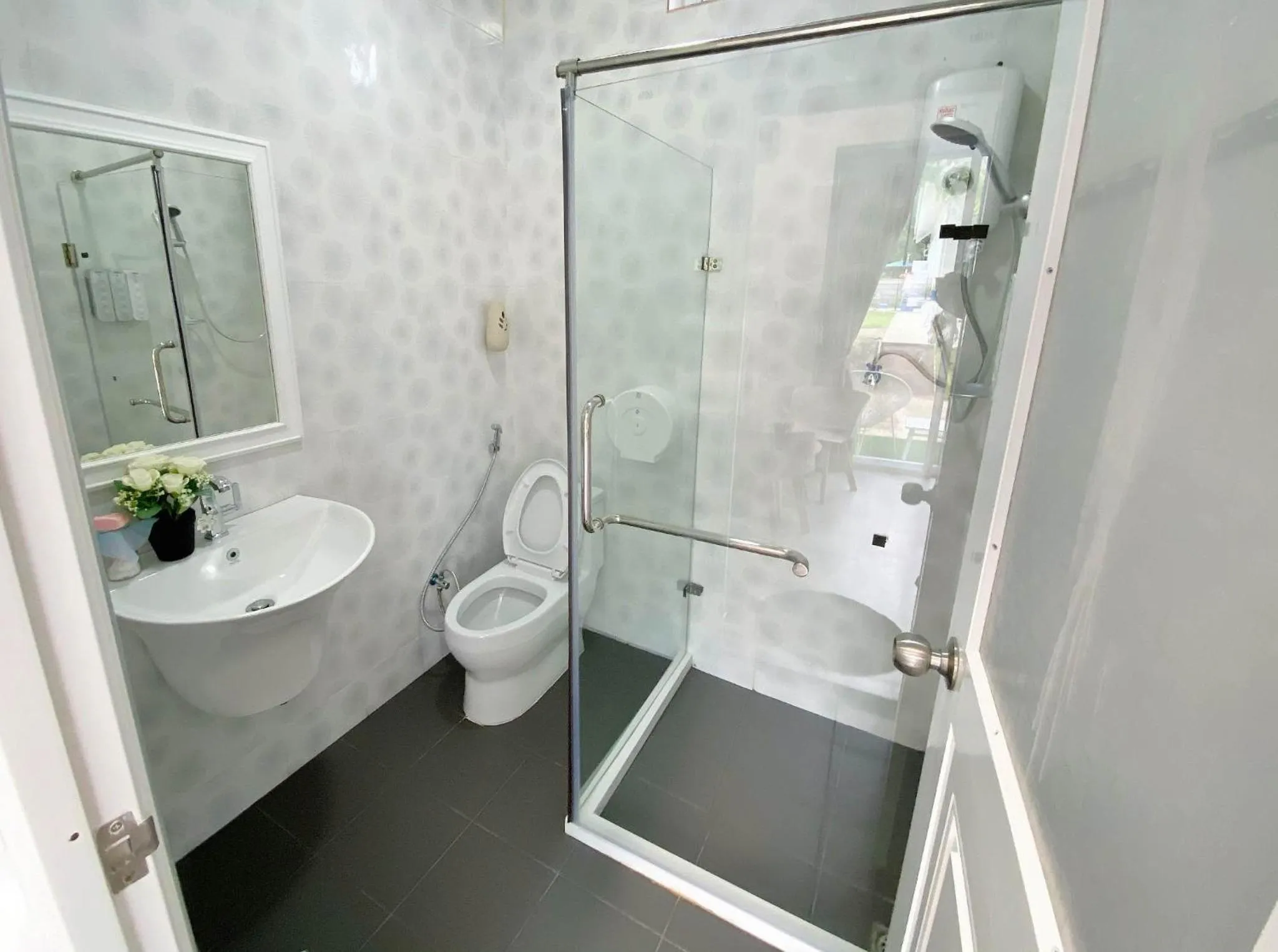 Bathroom in ภูฝ้ายวิลล่า Phufai villa