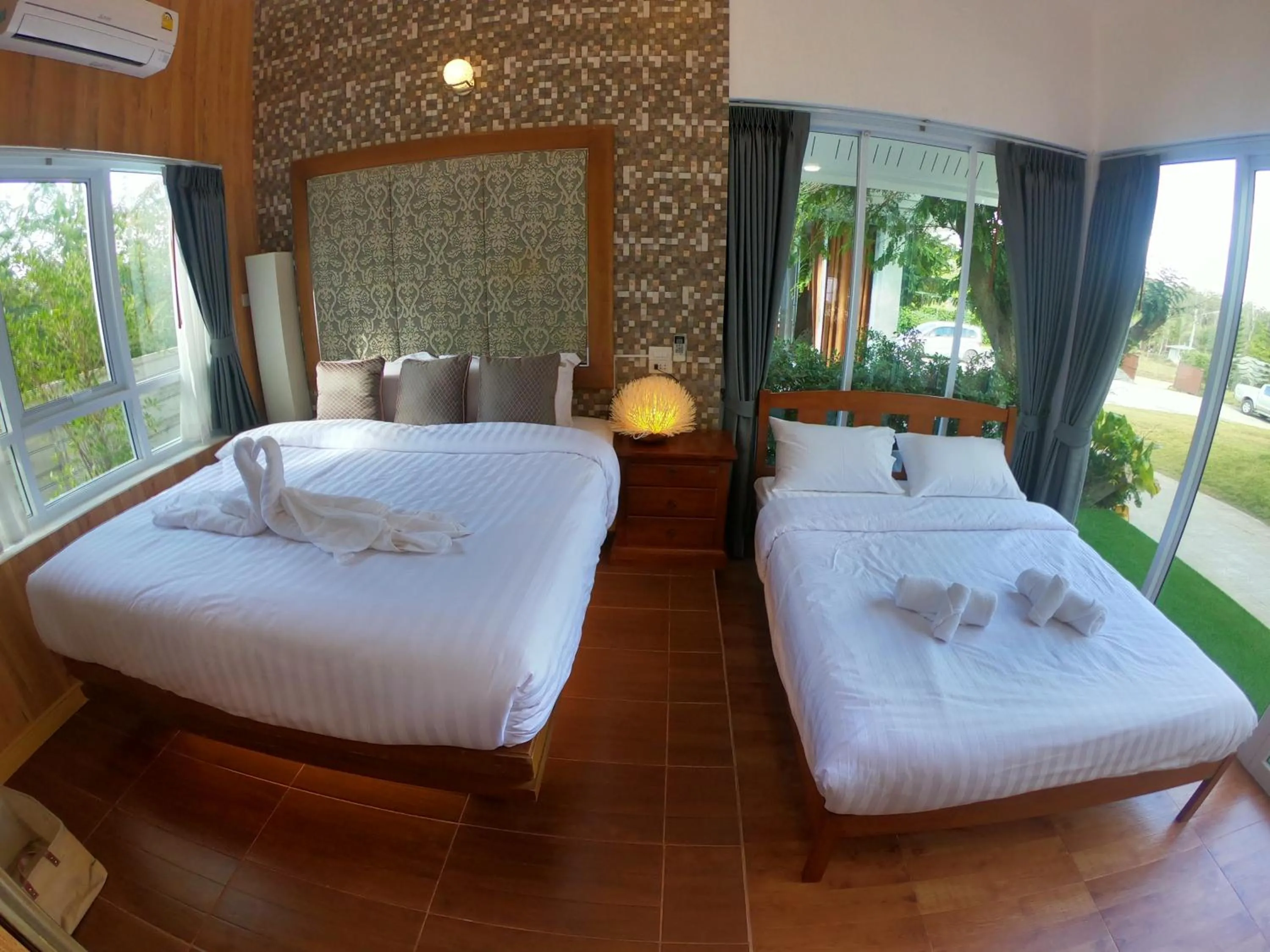 Bedroom, Bed in ภูฝ้ายวิลล่า Phufai villa