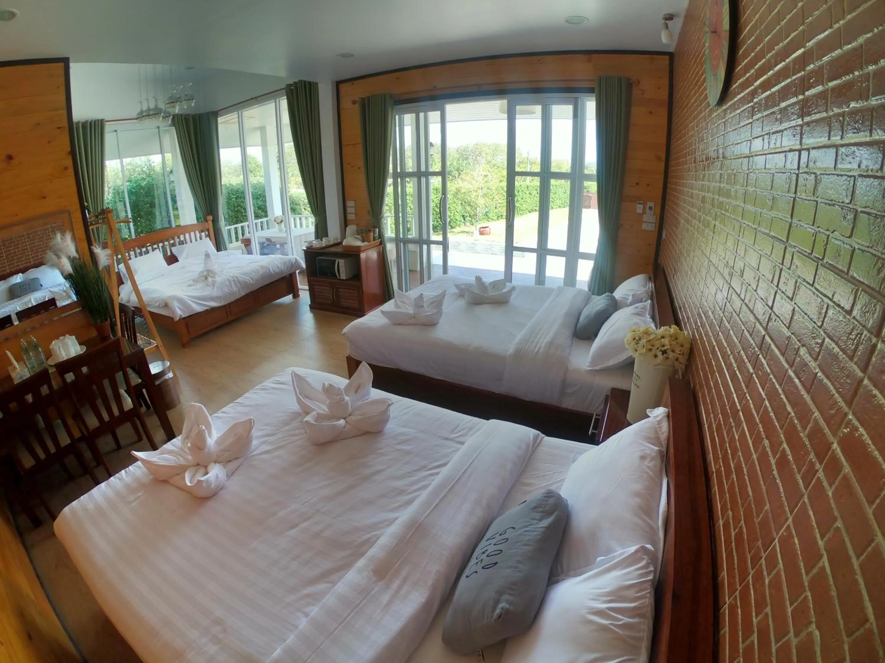 Bedroom, Bed in ภูฝ้ายวิลล่า Phufai villa