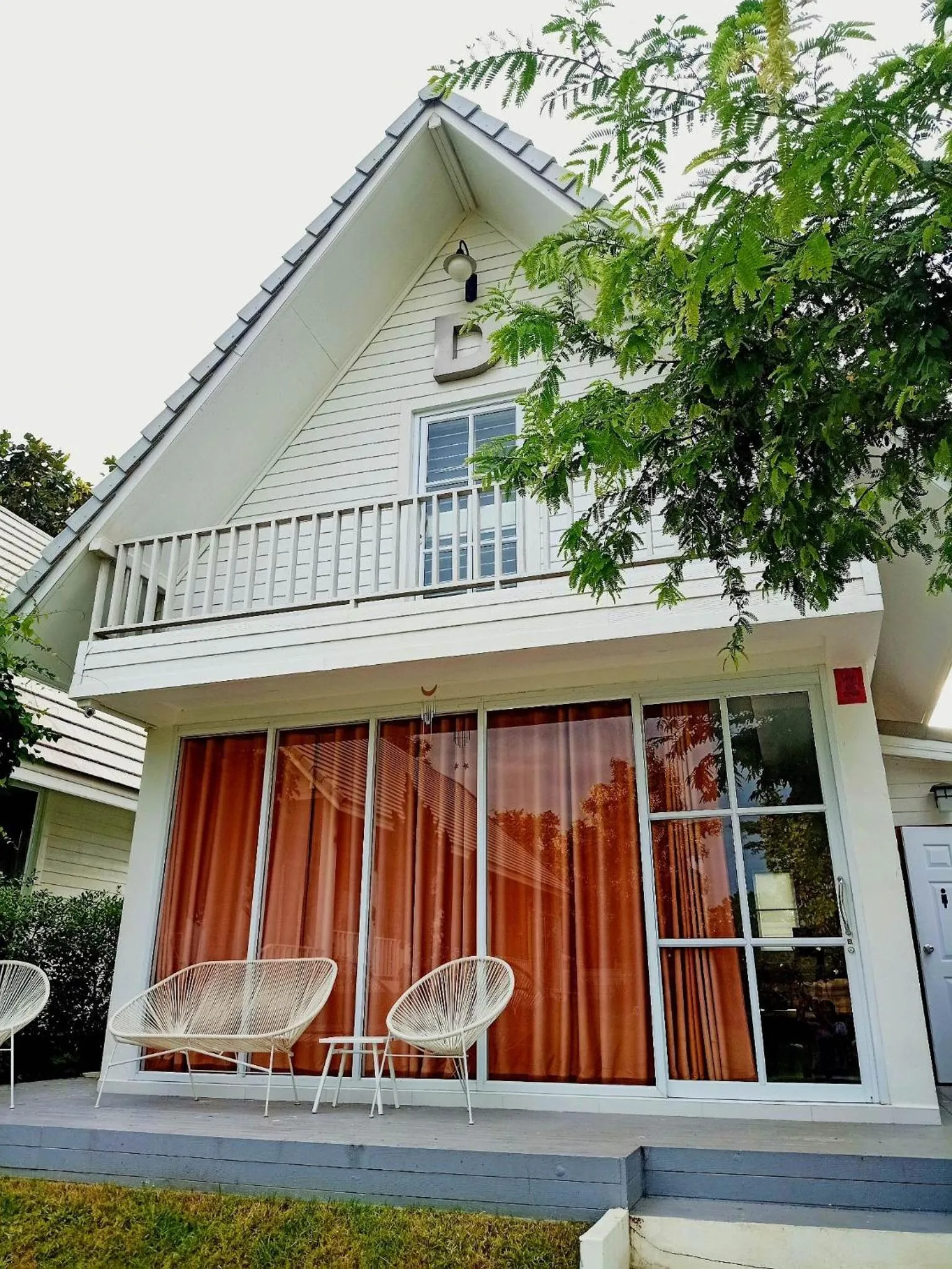 Balcony/Terrace in ภูฝ้ายวิลล่า Phufai villa