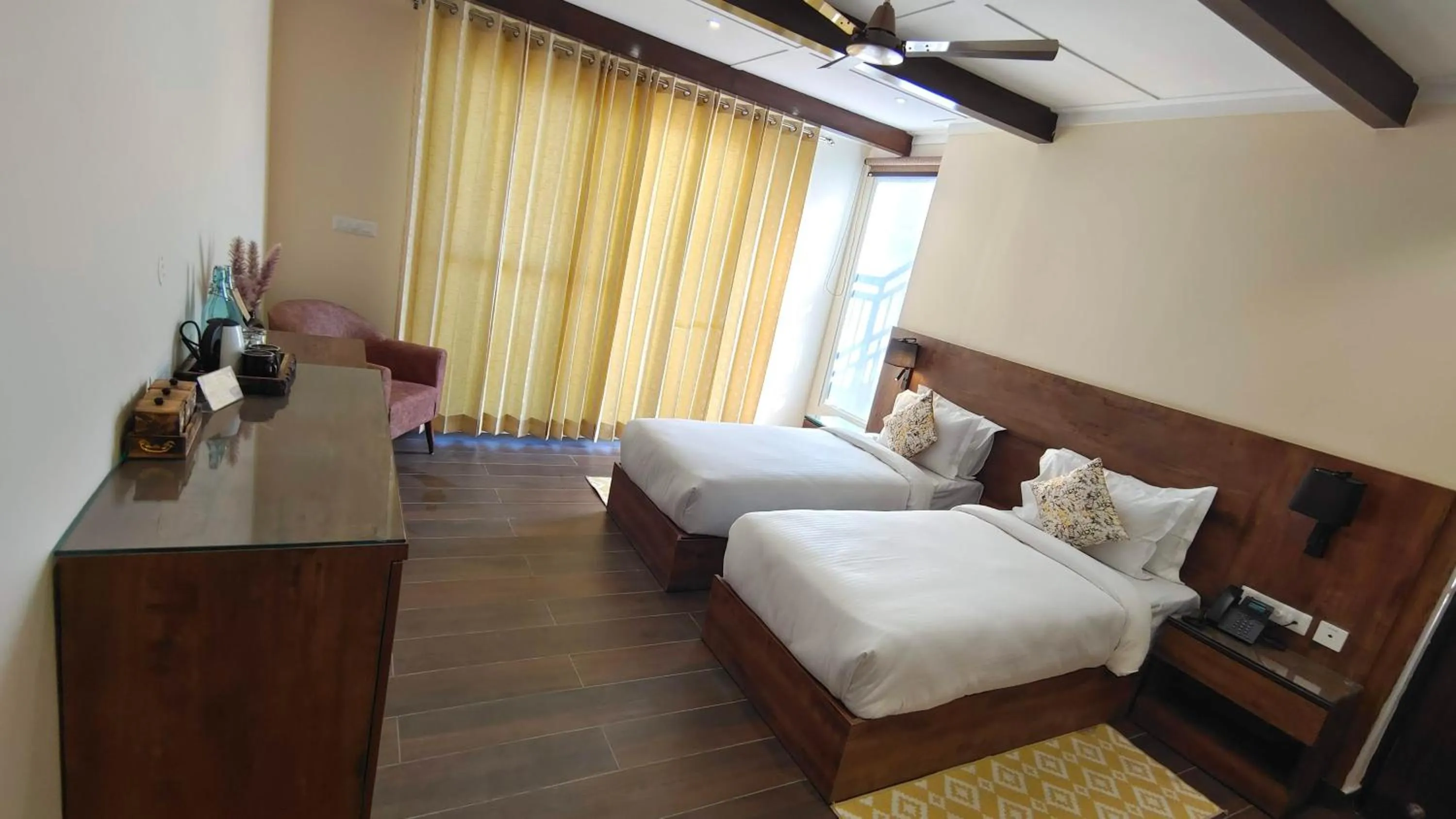 Photo of the whole room, Bed in The Rudraksh, A Himalayan Retreat