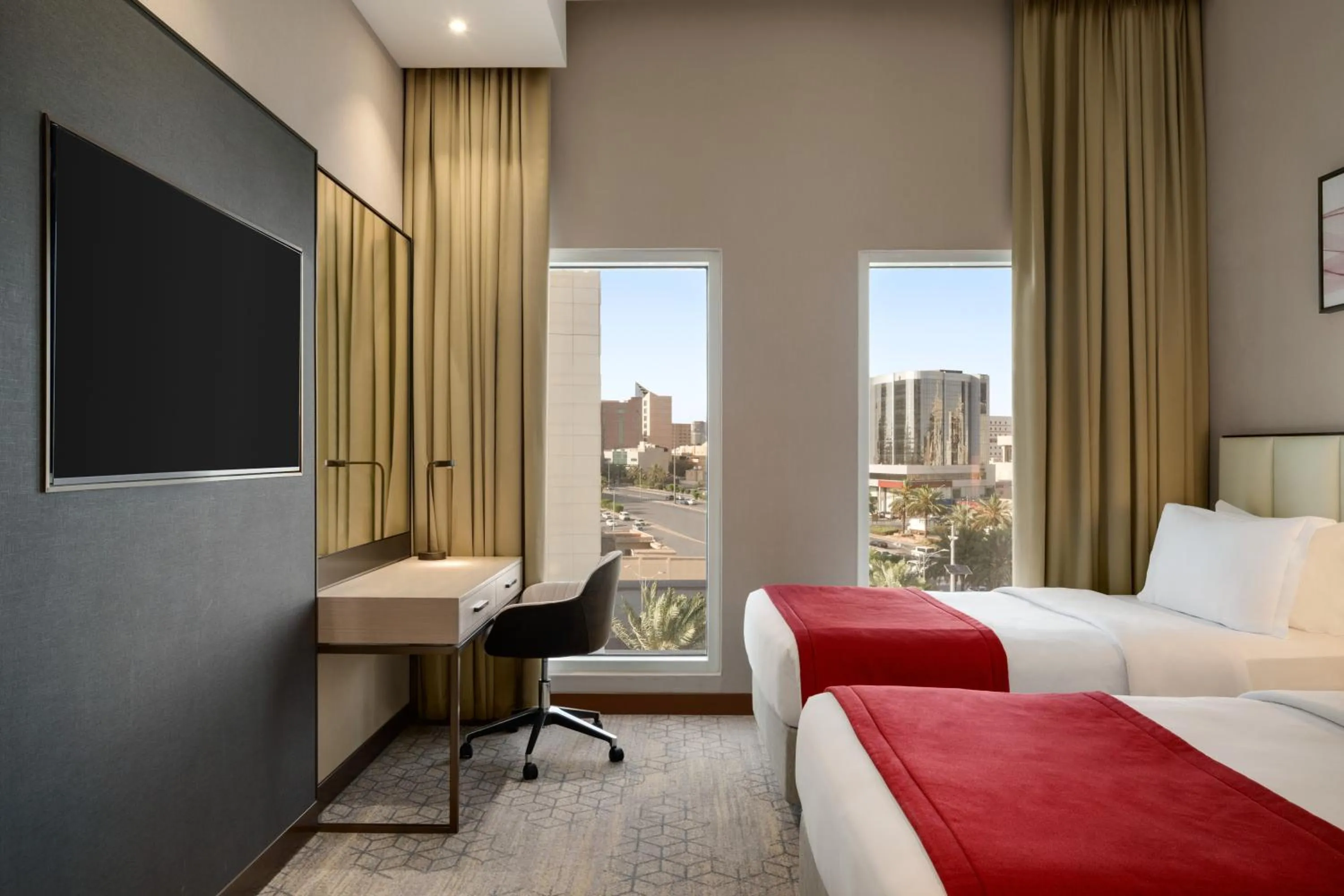 Bed in Ramada by Wyndham Riyadh King Fahd Road