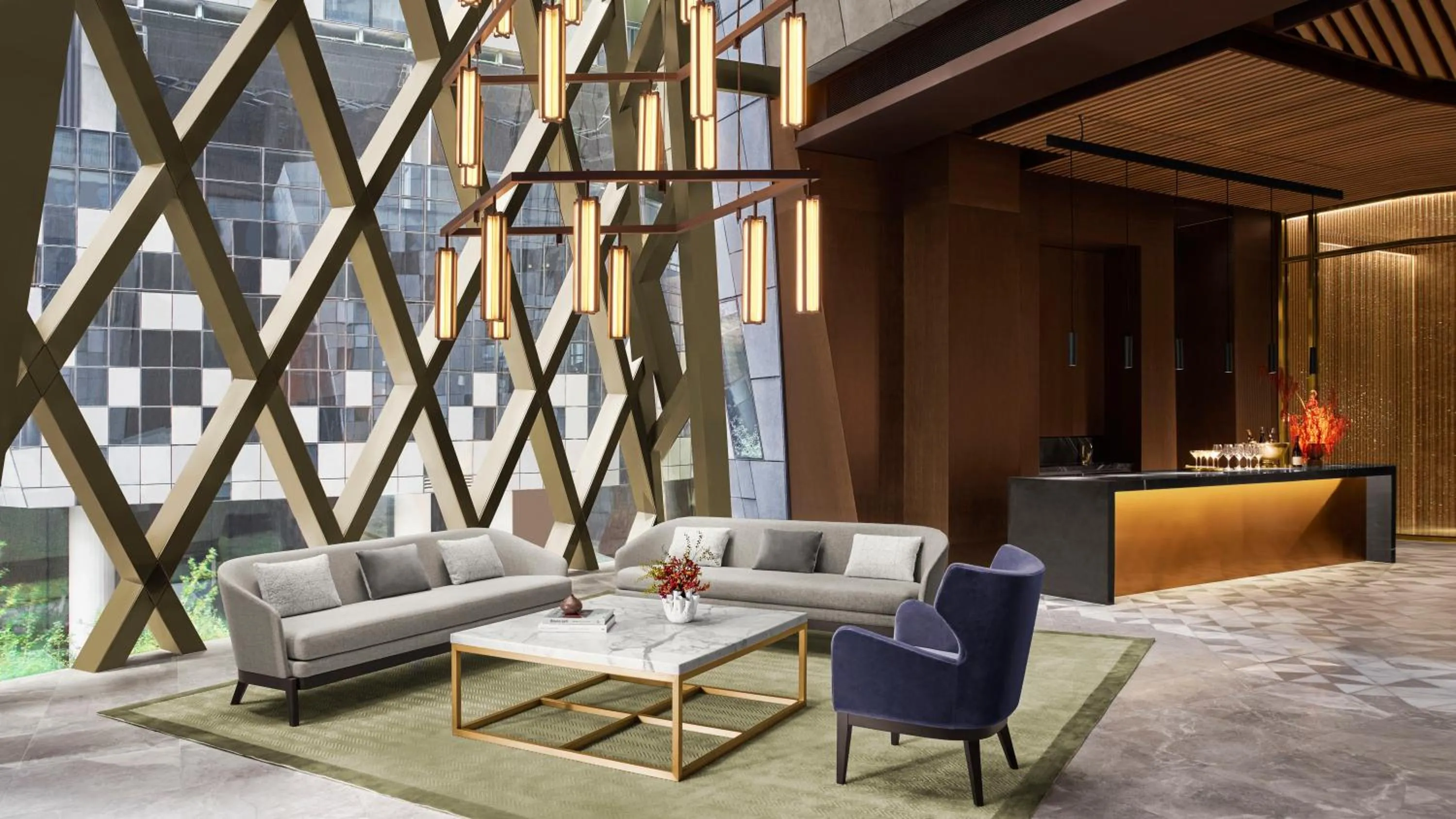 Lobby or reception in The Ritz-Carlton, Melbourne