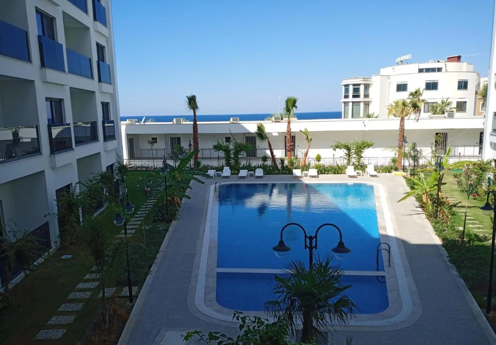 Swimming pool in Ege Birlik Seasight Suites