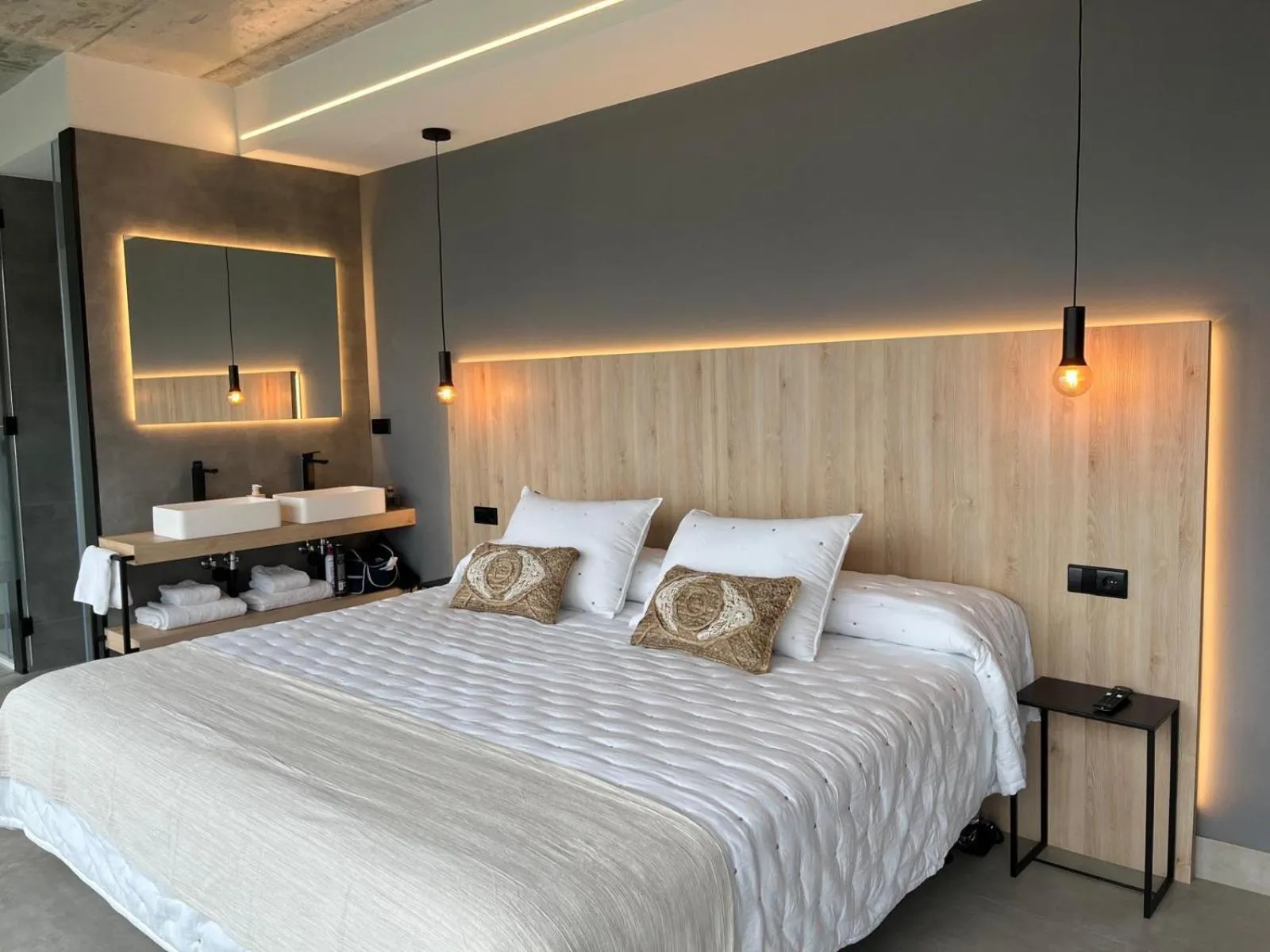 Bed in Hospedium Hotel Devalar Do Mar