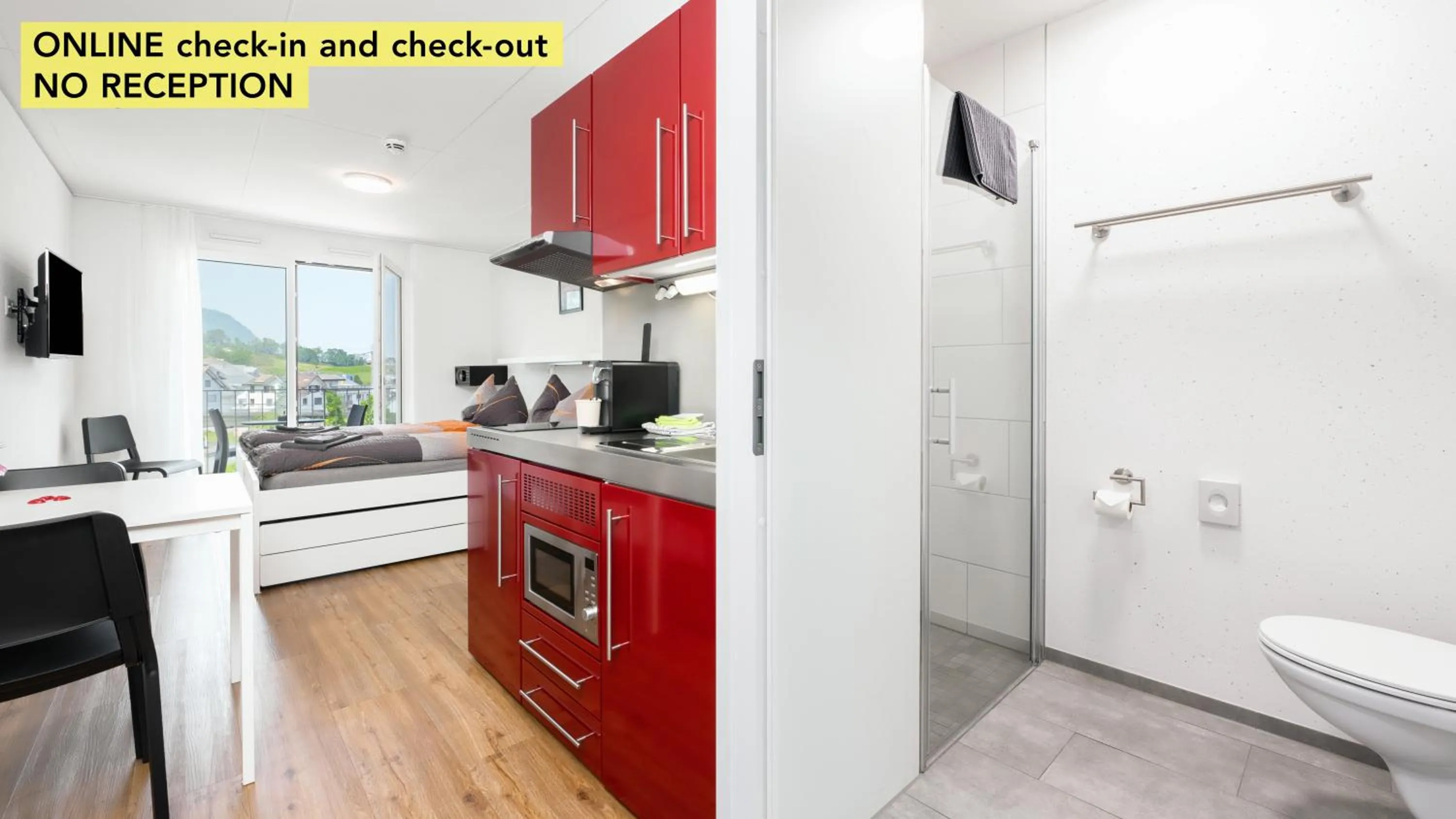 Bathroom in Anstatthotel Goldau - self-check-in