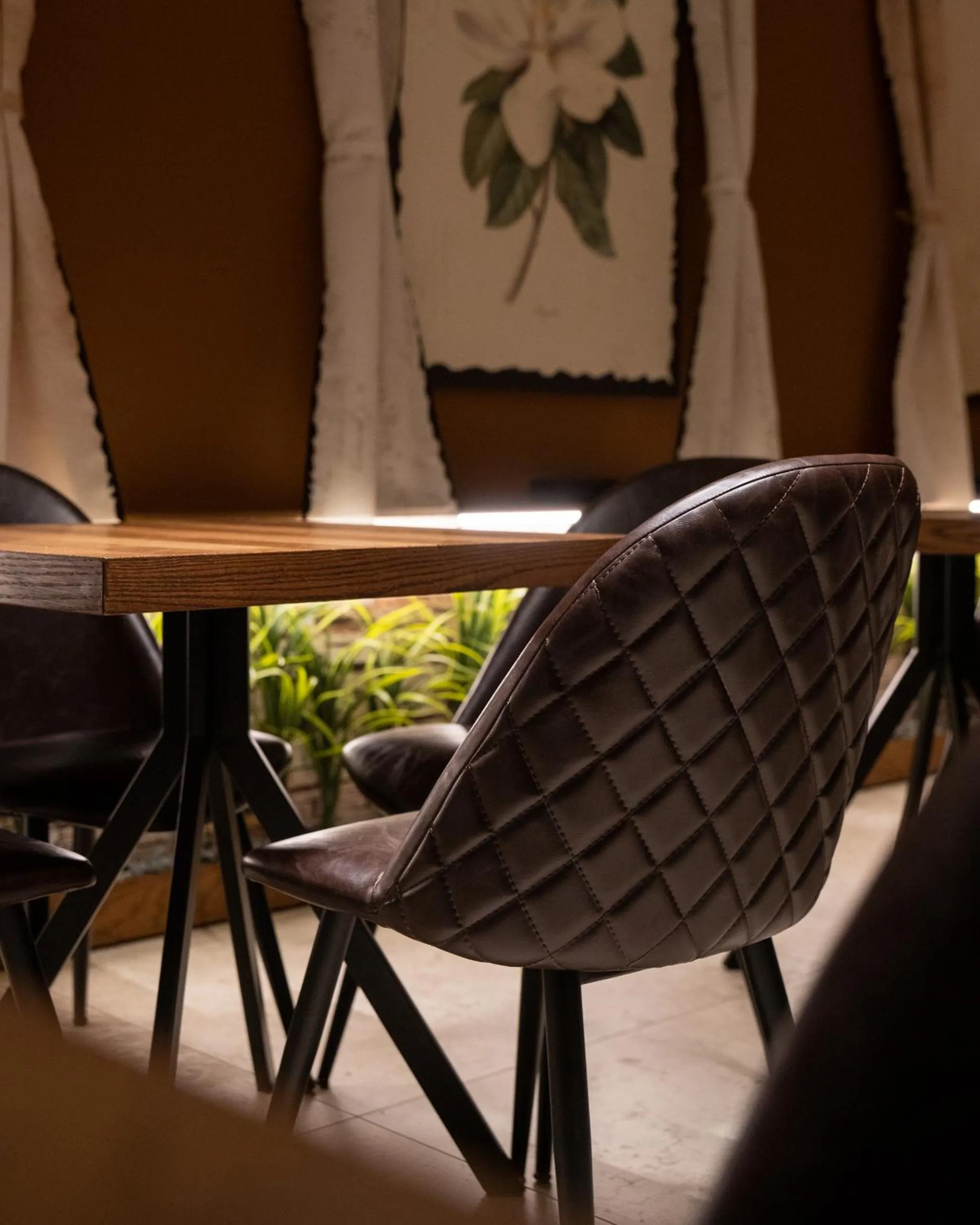 Seating area in Emery Hotel