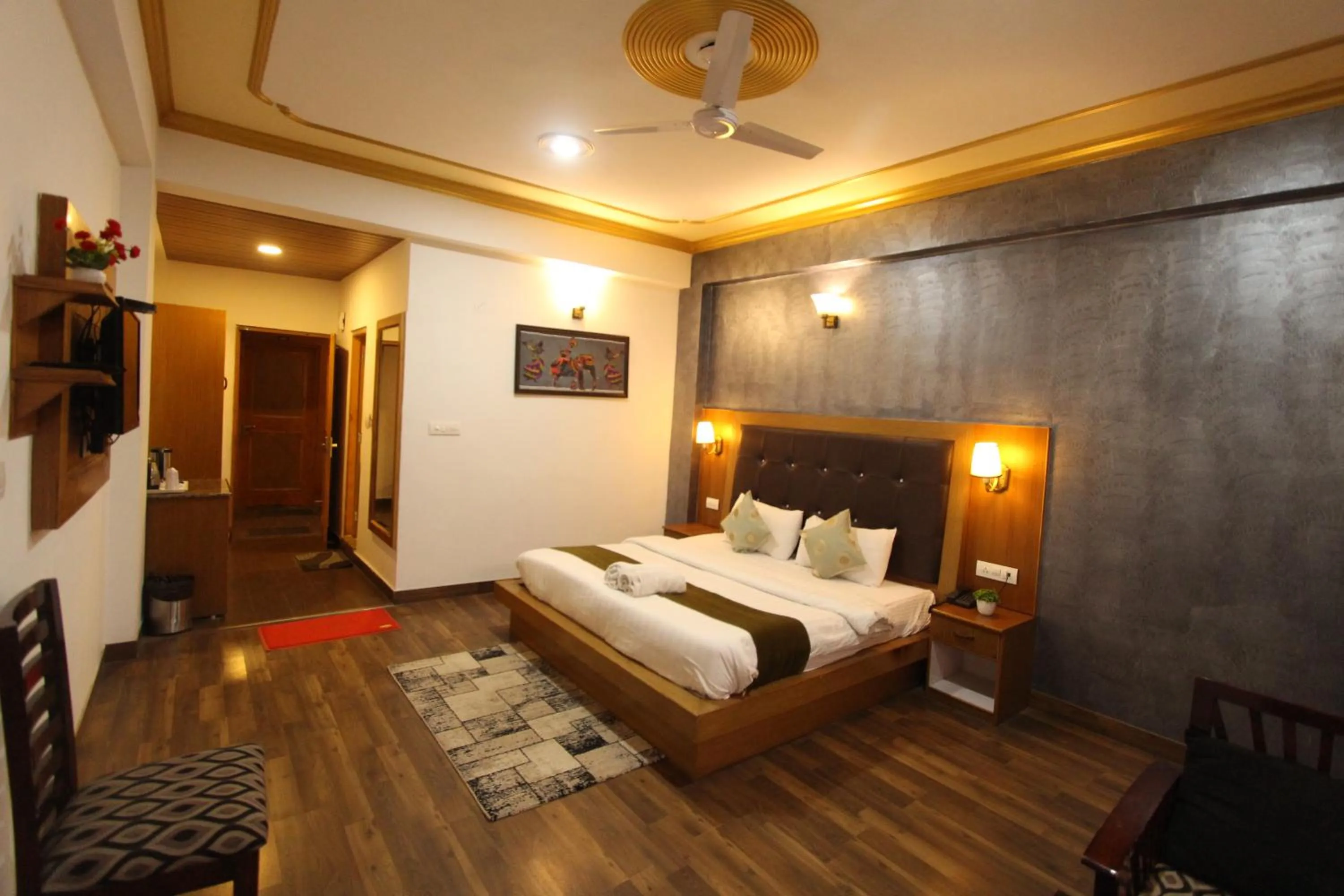 Bed in Hotel NSB Manali