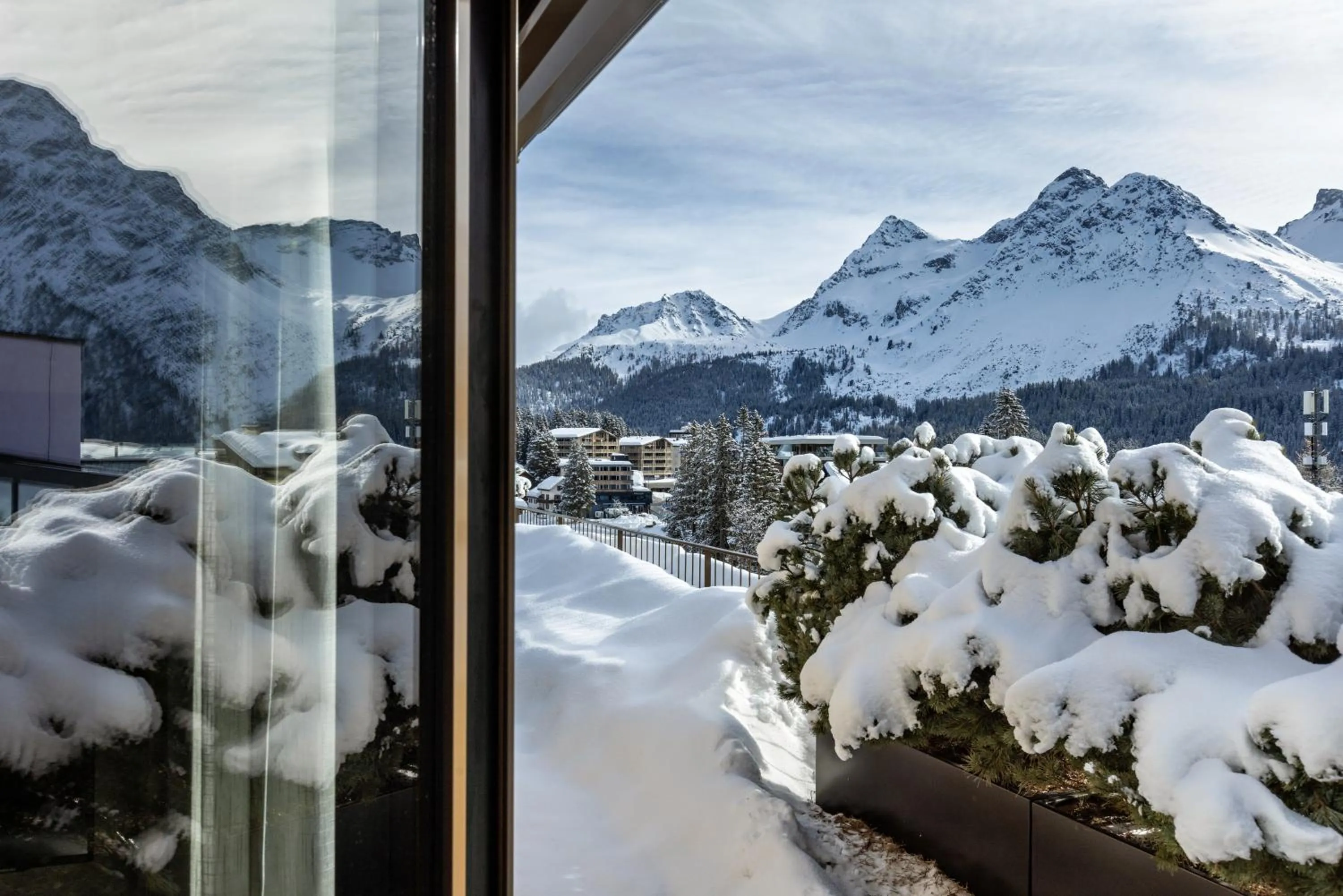 Mountain view in Postresidenz am See