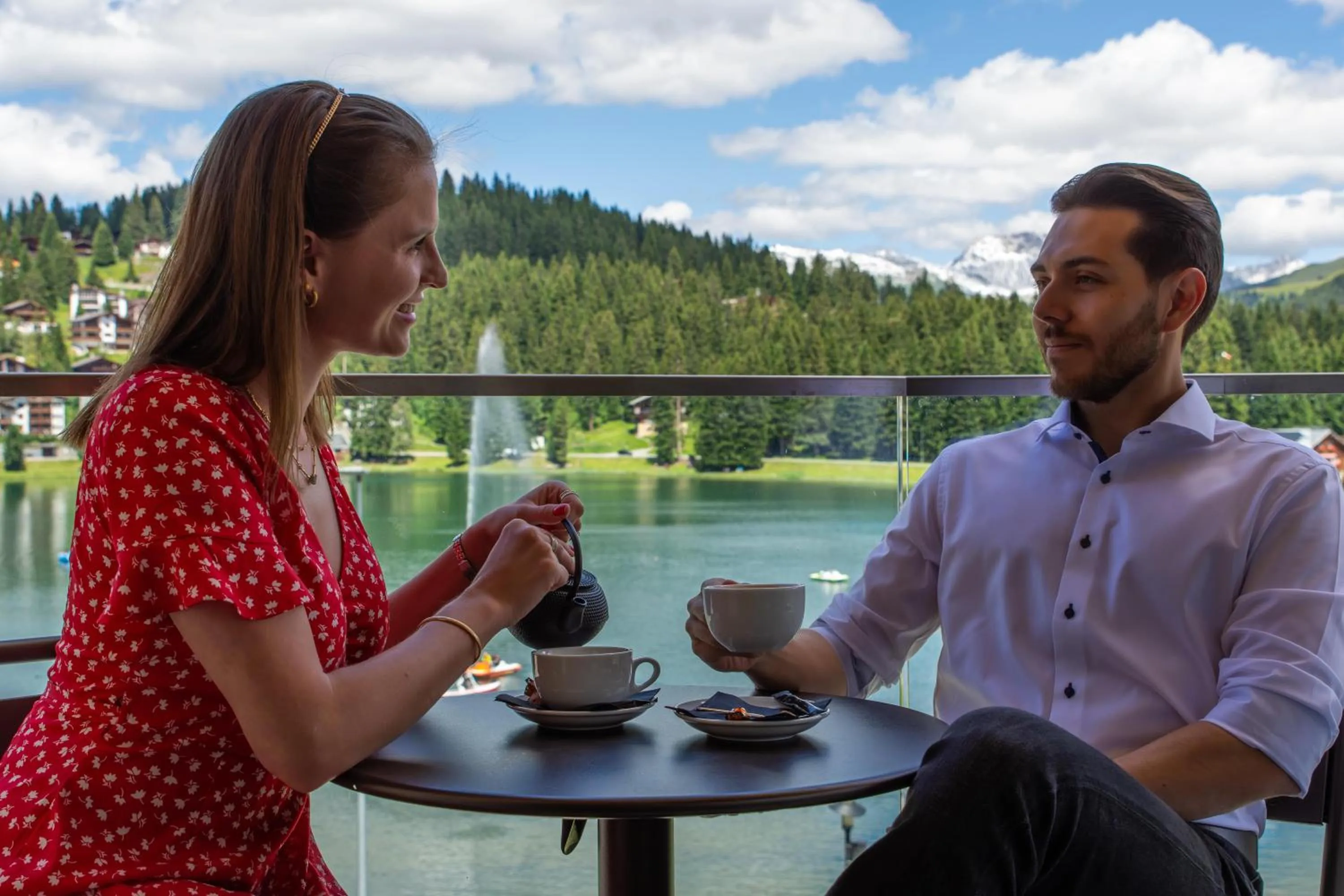View (from property/room) in Postresidenz am See