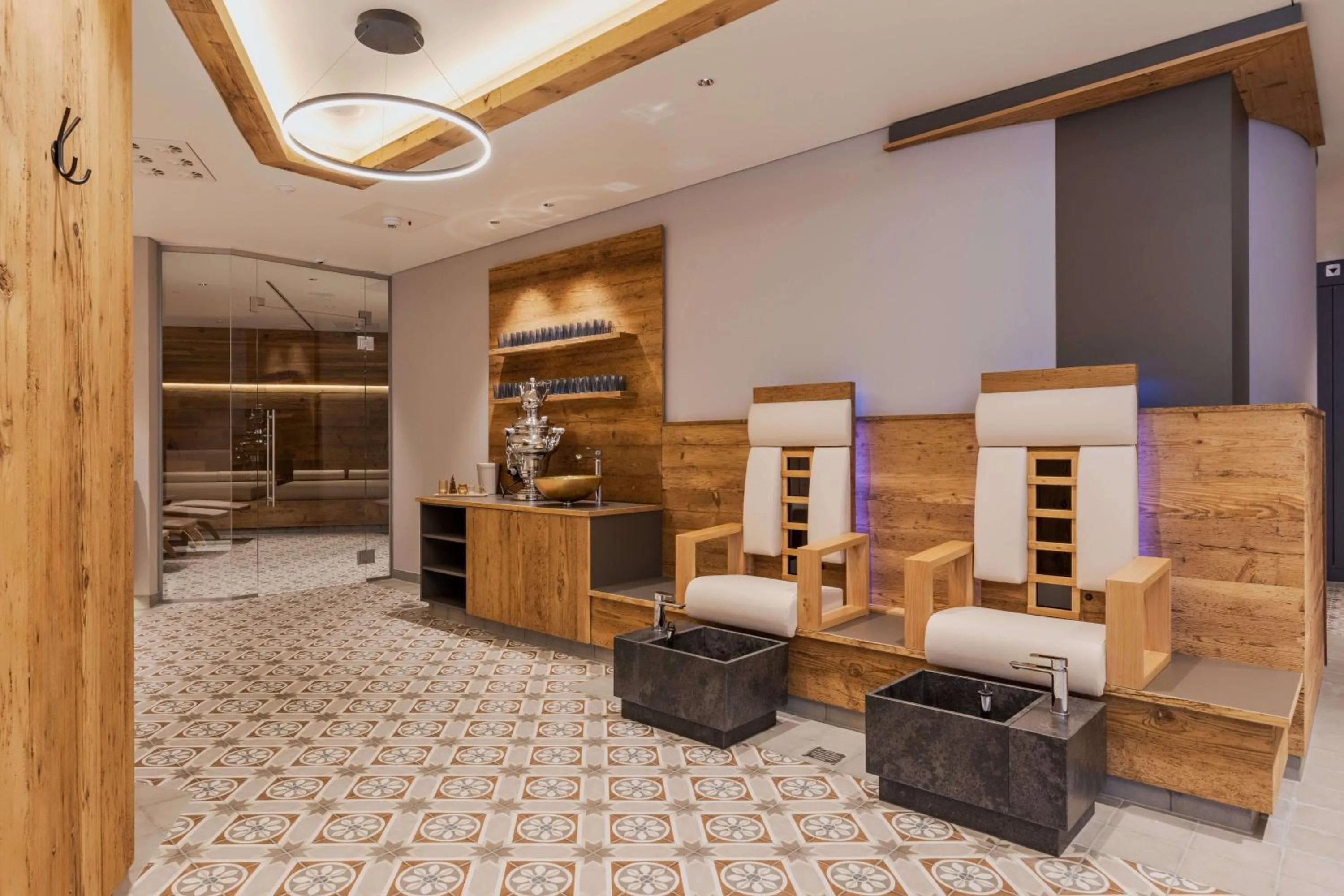 Spa and wellness centre/facilities in Postresidenz am See