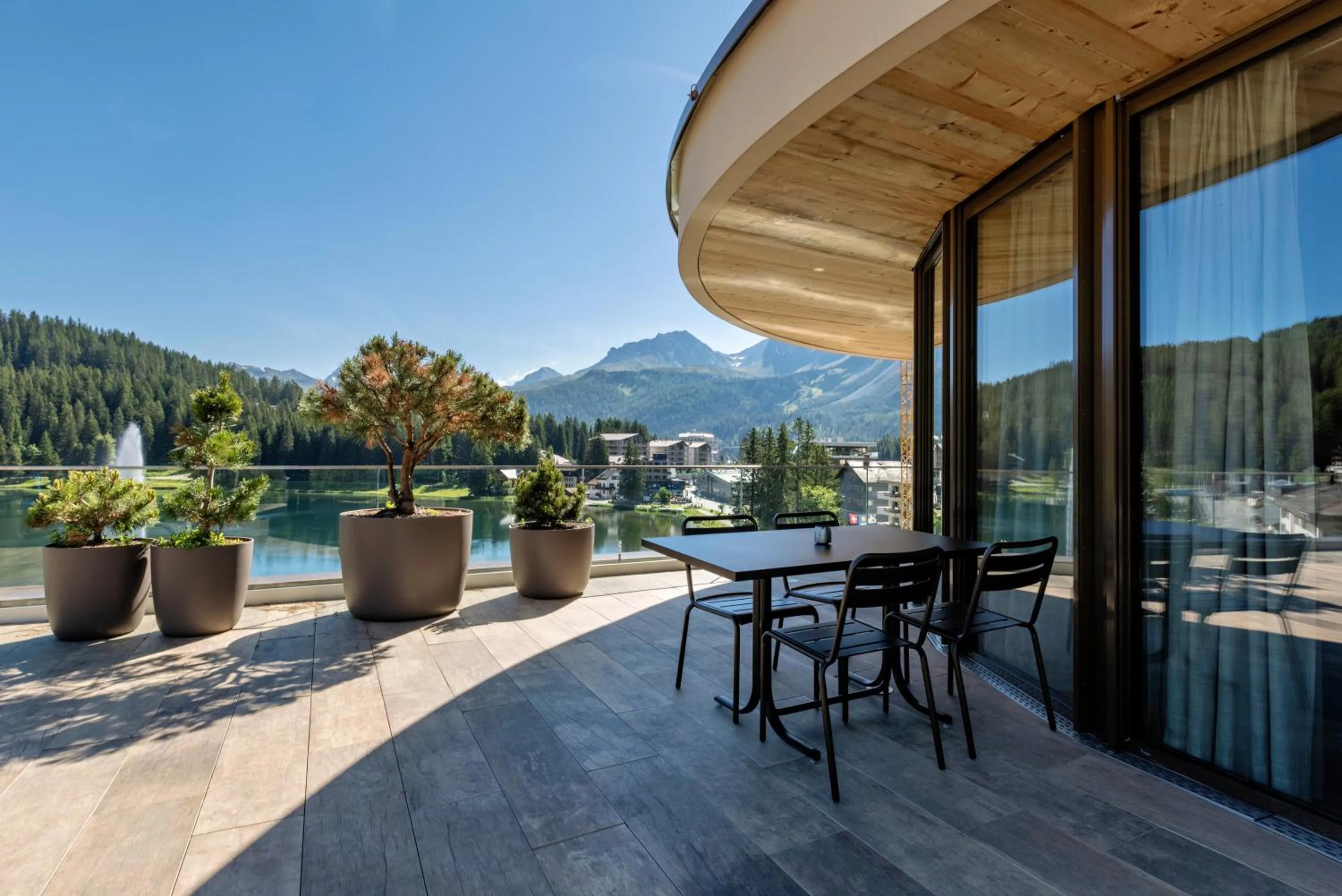 Balcony/Terrace in Postresidenz am See