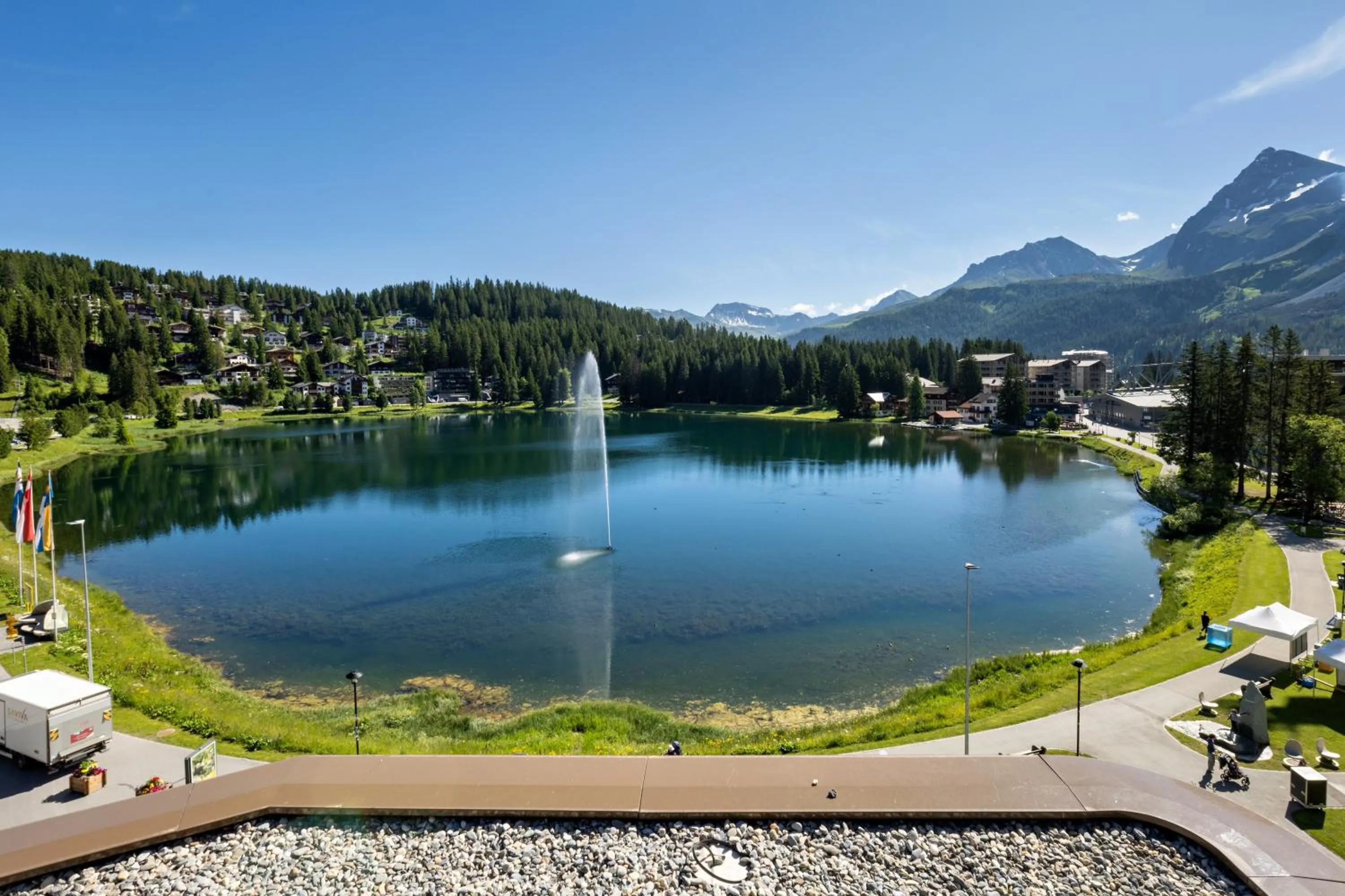 View (from property/room) in Postresidenz am See