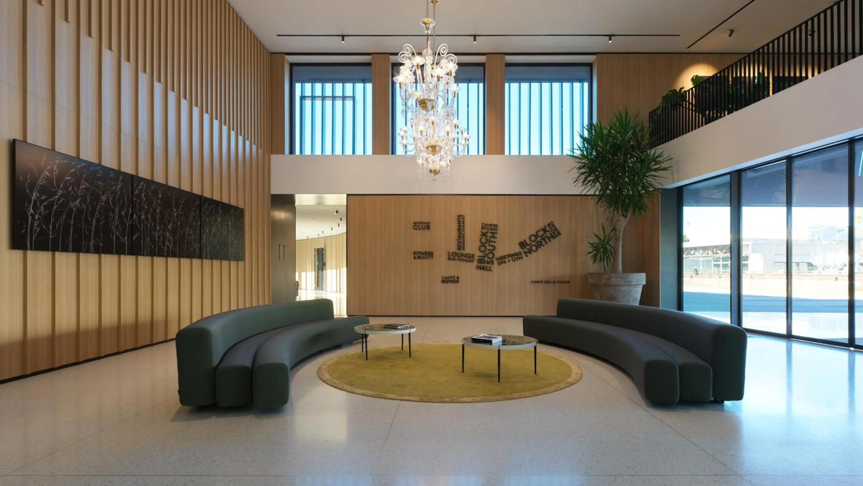 Lobby or reception in Le Fucine Hotel