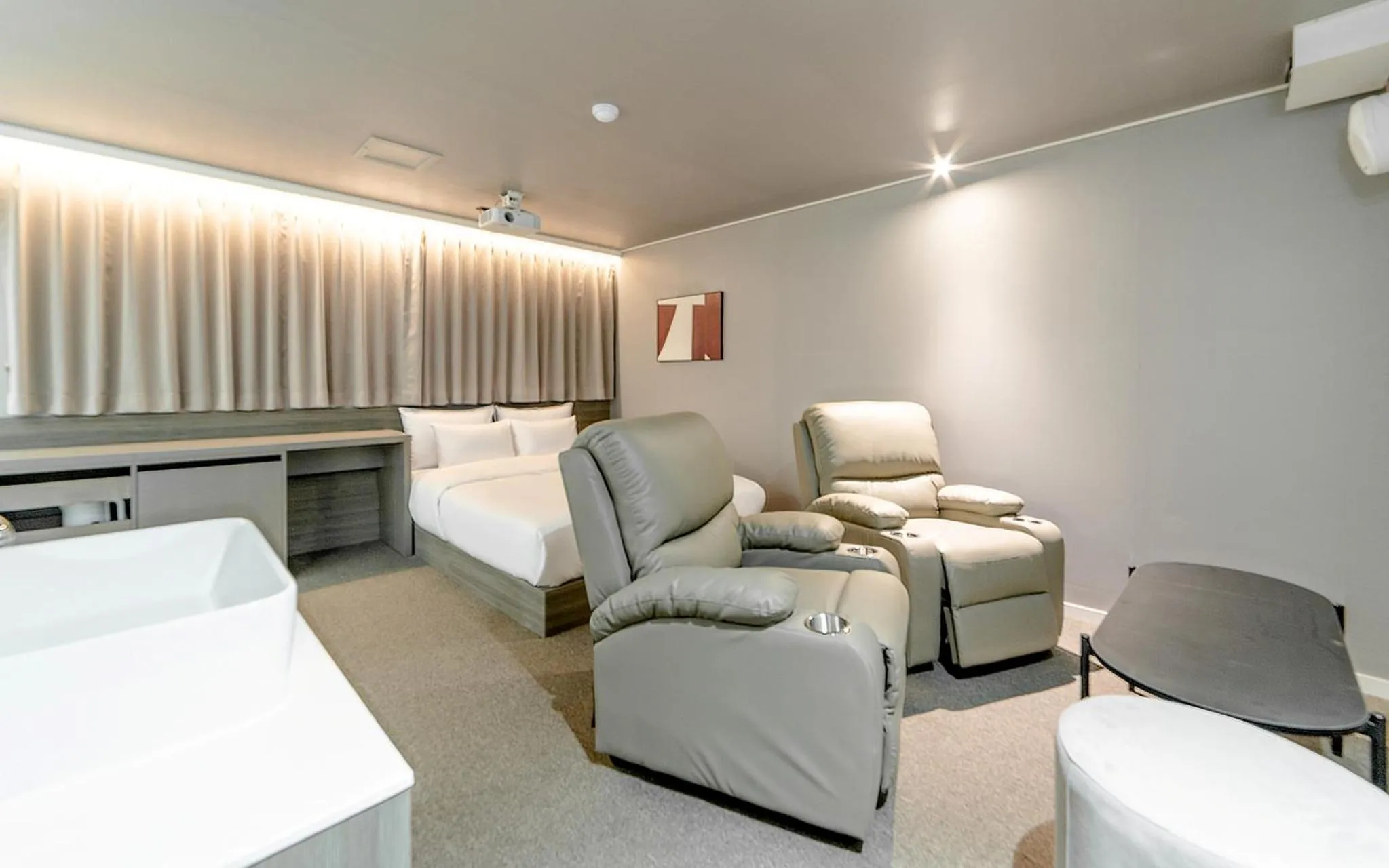 Bedroom, Bed in Aank Hotel Incheon Bupyeong