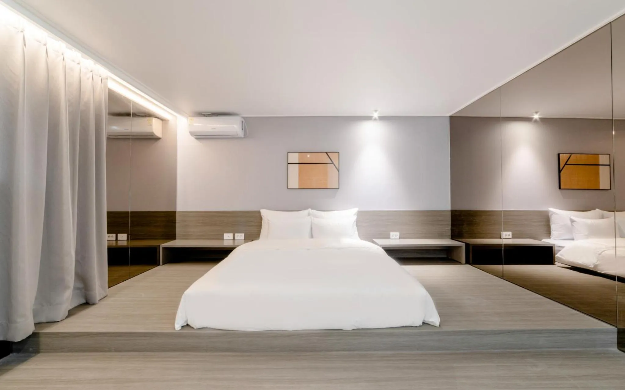 Bedroom, Bed in Aank Hotel Incheon Bupyeong