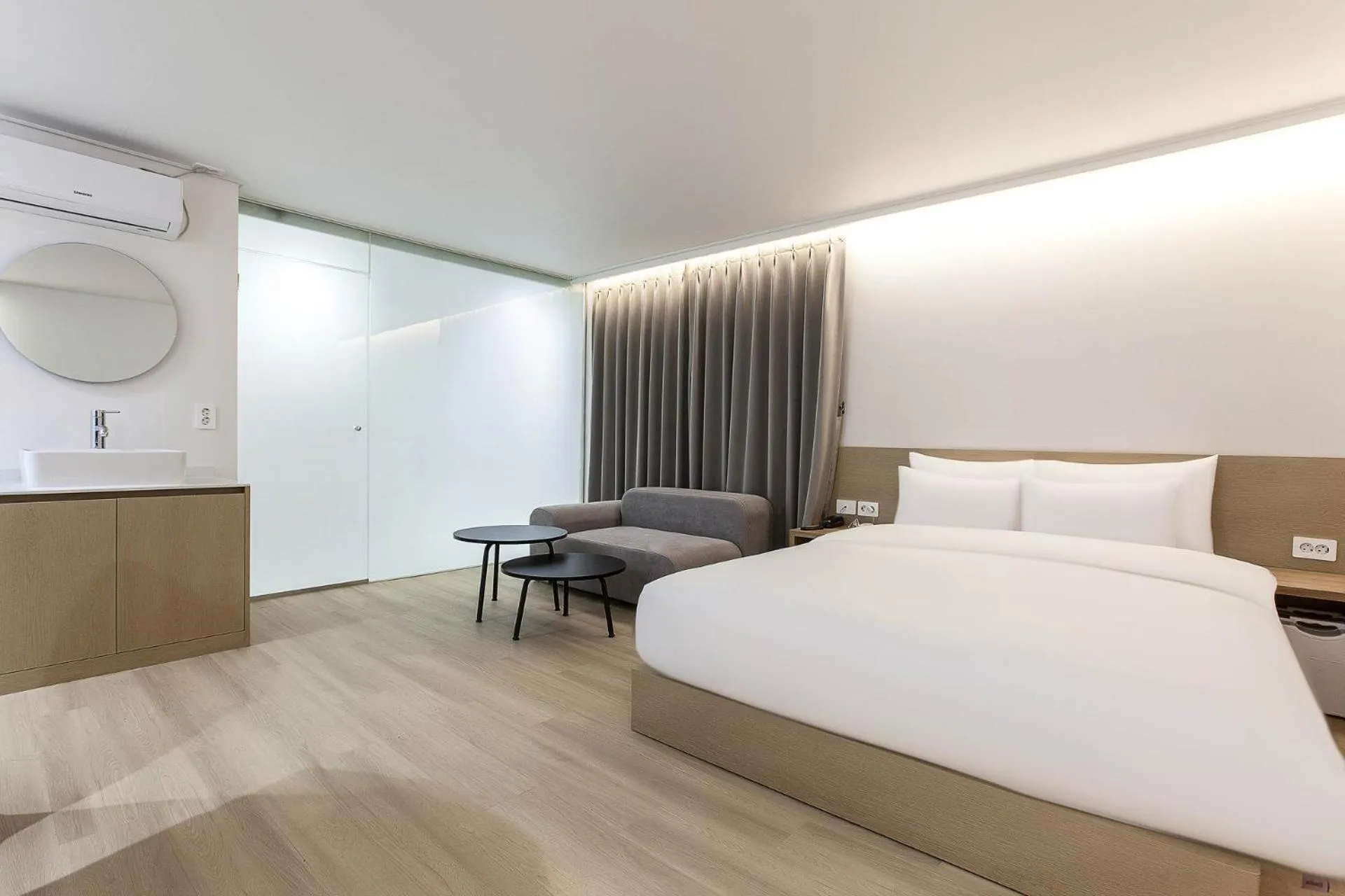 Bed in Aank Hotel Incheon Bupyeong