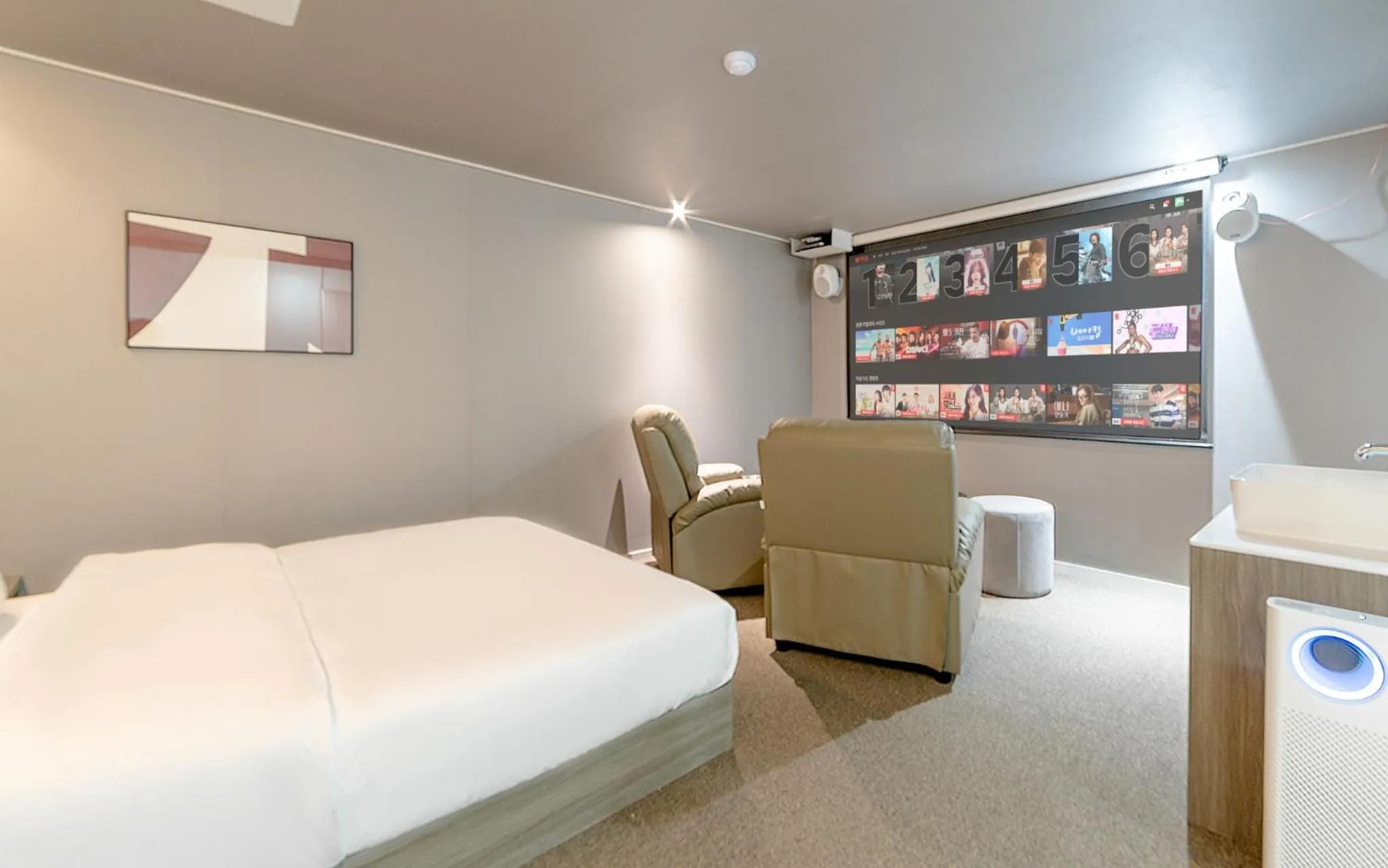 Bedroom, Bed in Aank Hotel Incheon Bupyeong