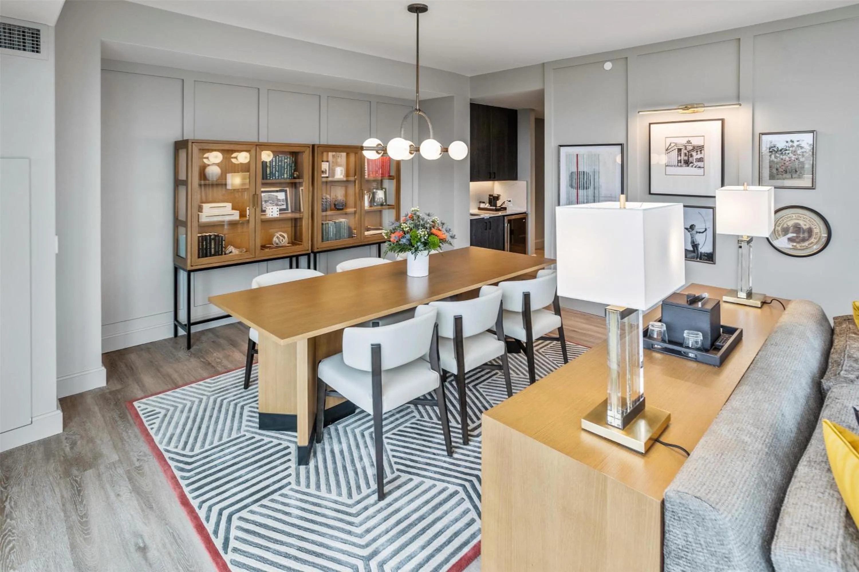 Living room in The Highlander at Radford, Tapestry Collection by Hilton