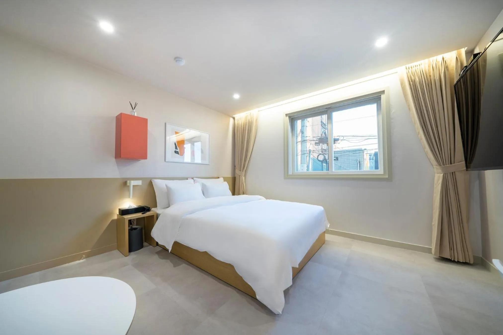 Bed in Nomad Aank Hotel Gumi