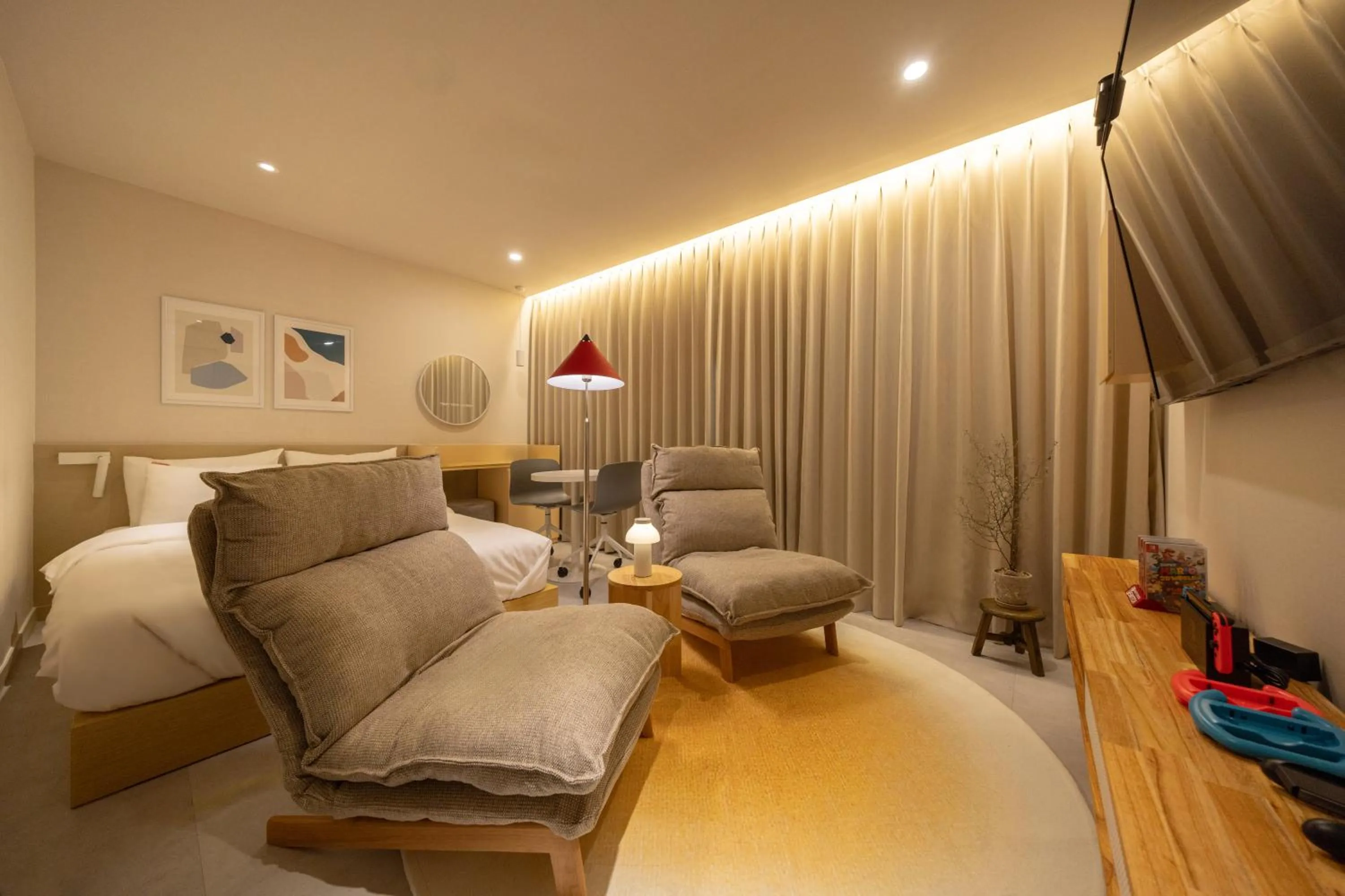 Bed in Nomad Aank Hotel Gumi