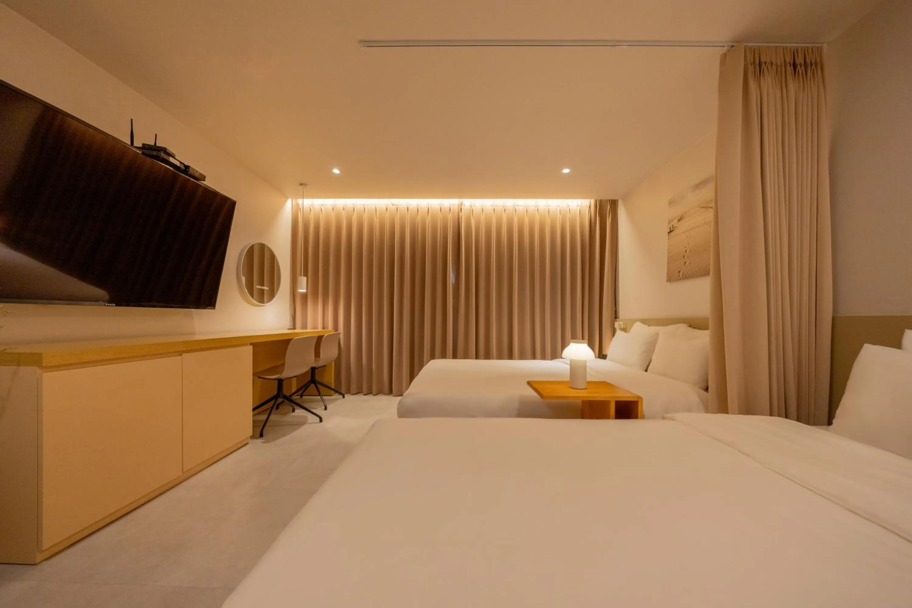Bed in Nomad Aank Hotel Gumi