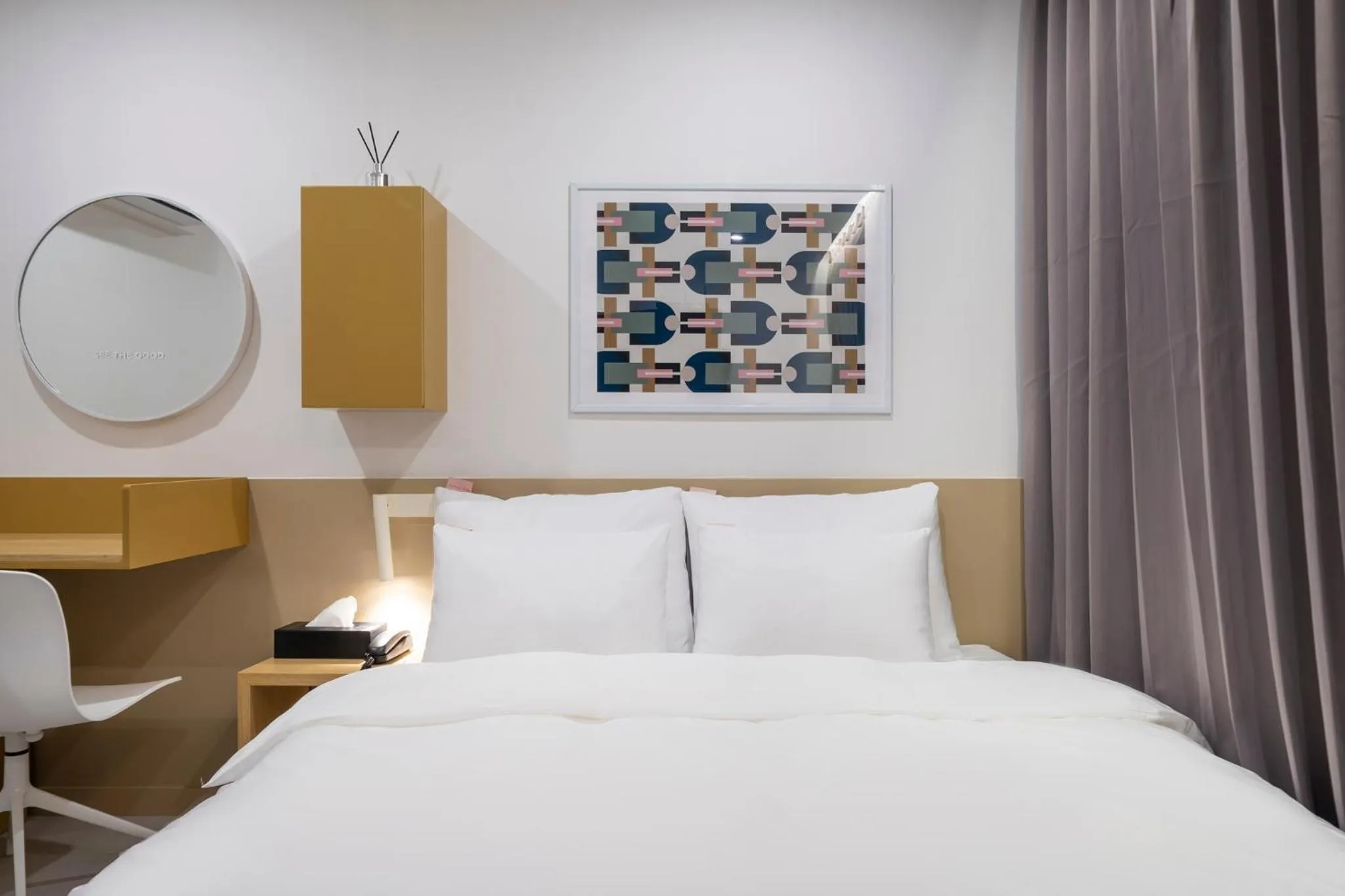 Bed in Nomad Aank Hotel Gumi