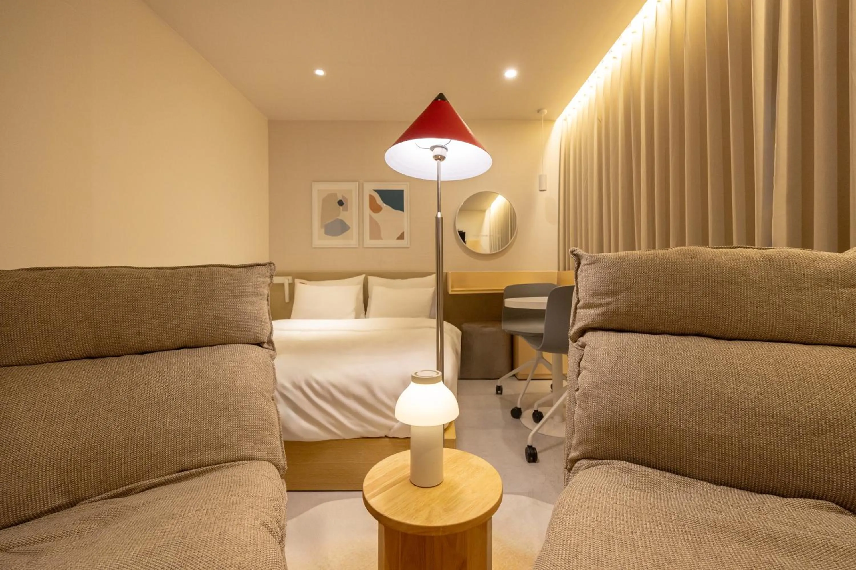 Bed in Nomad Aank Hotel Gumi