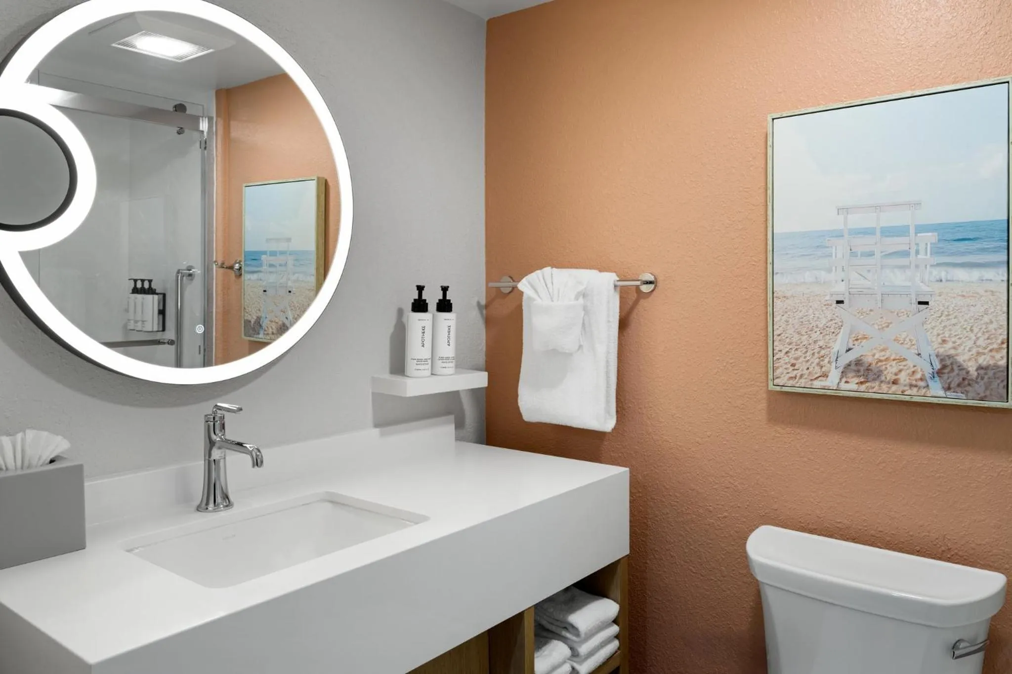 Bathroom in voco The Shelby - Myrtle Beach by IHG