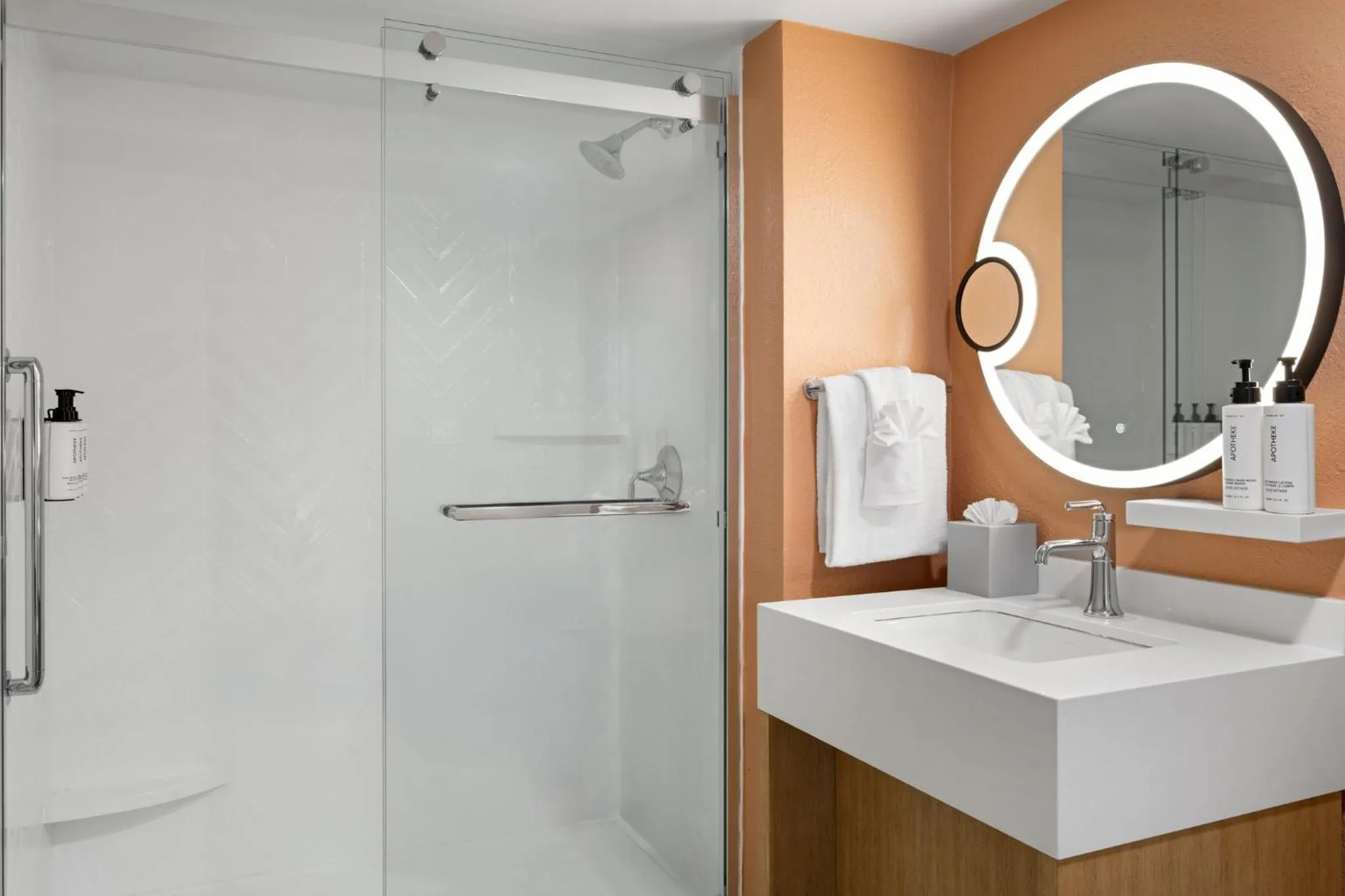 Bathroom in voco The Shelby - Myrtle Beach by IHG