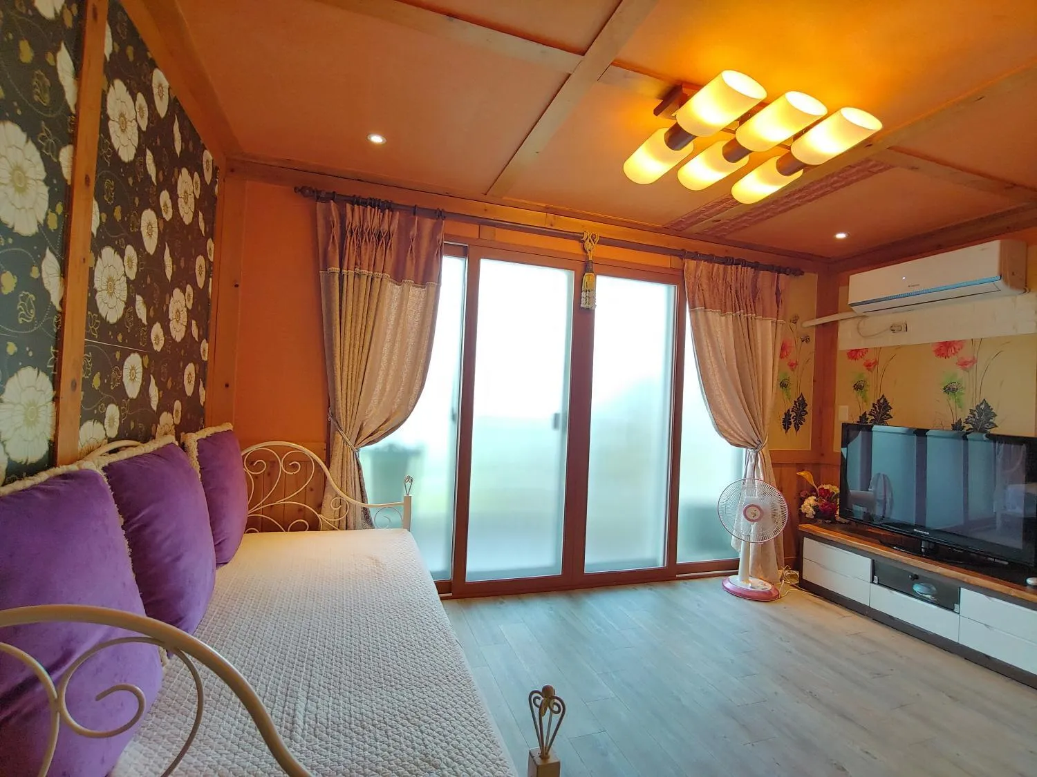 Bed in Herb in Pension