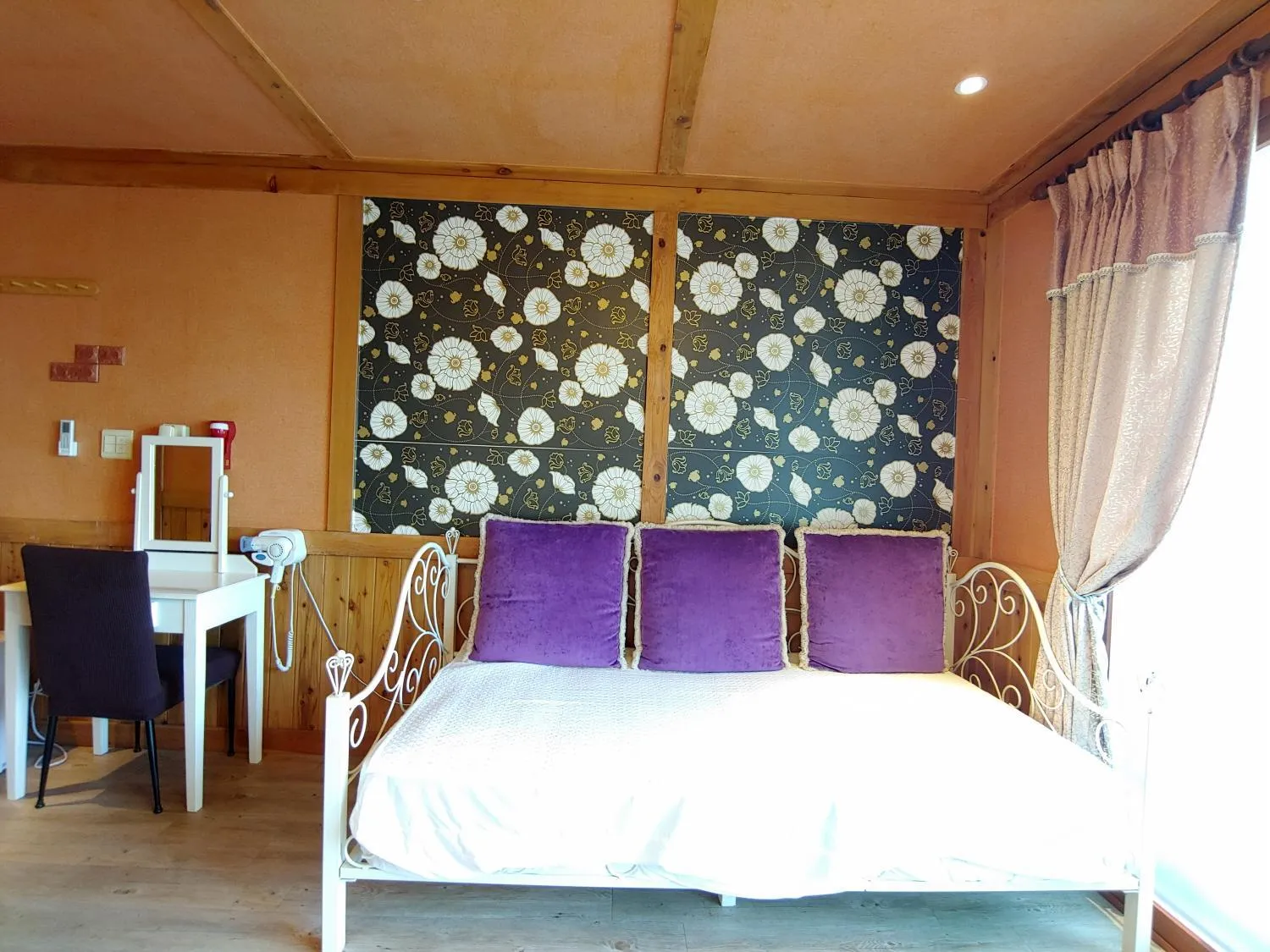 Bed in Herb in Pension