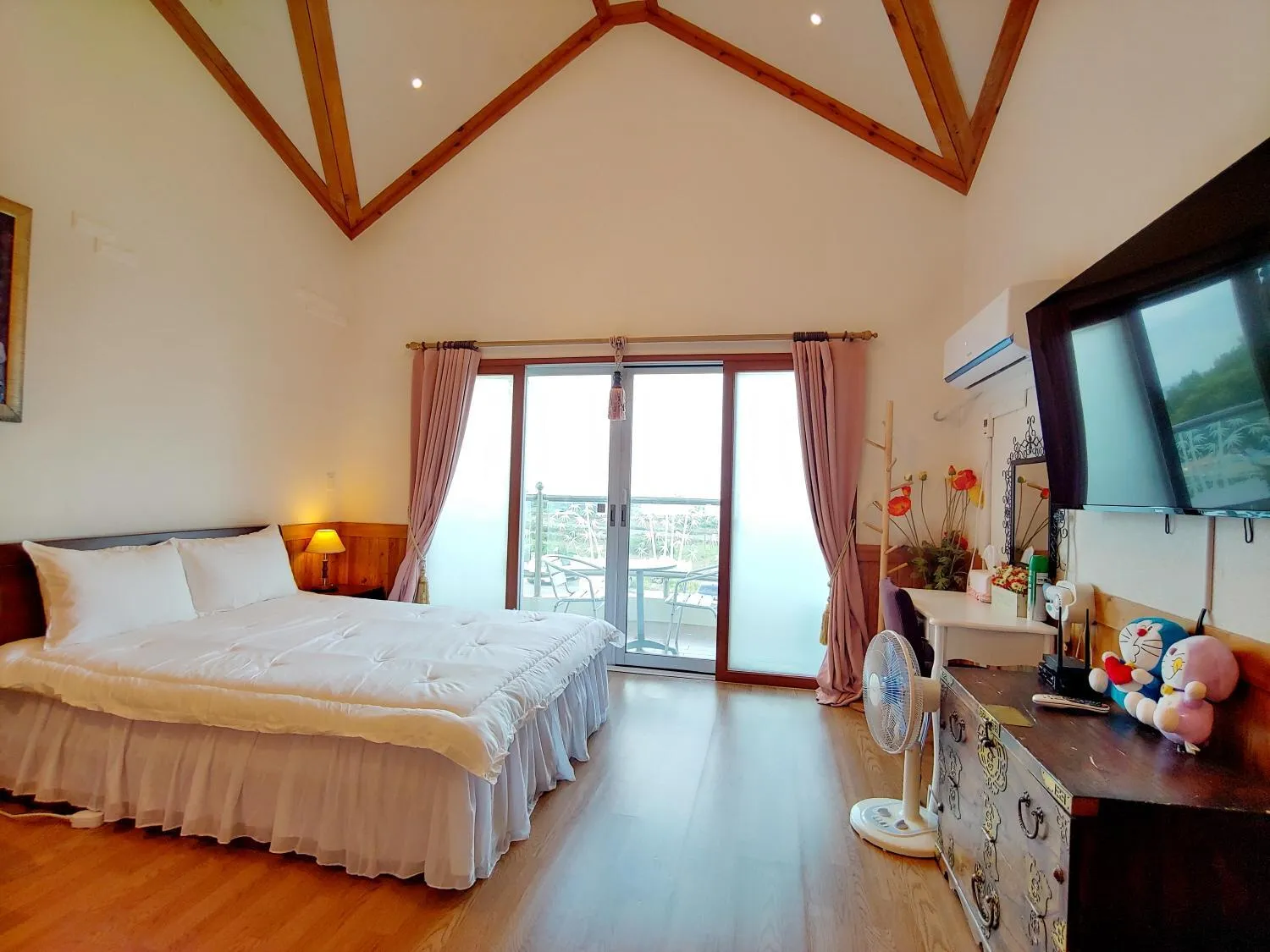 Bed in Herb in Pension