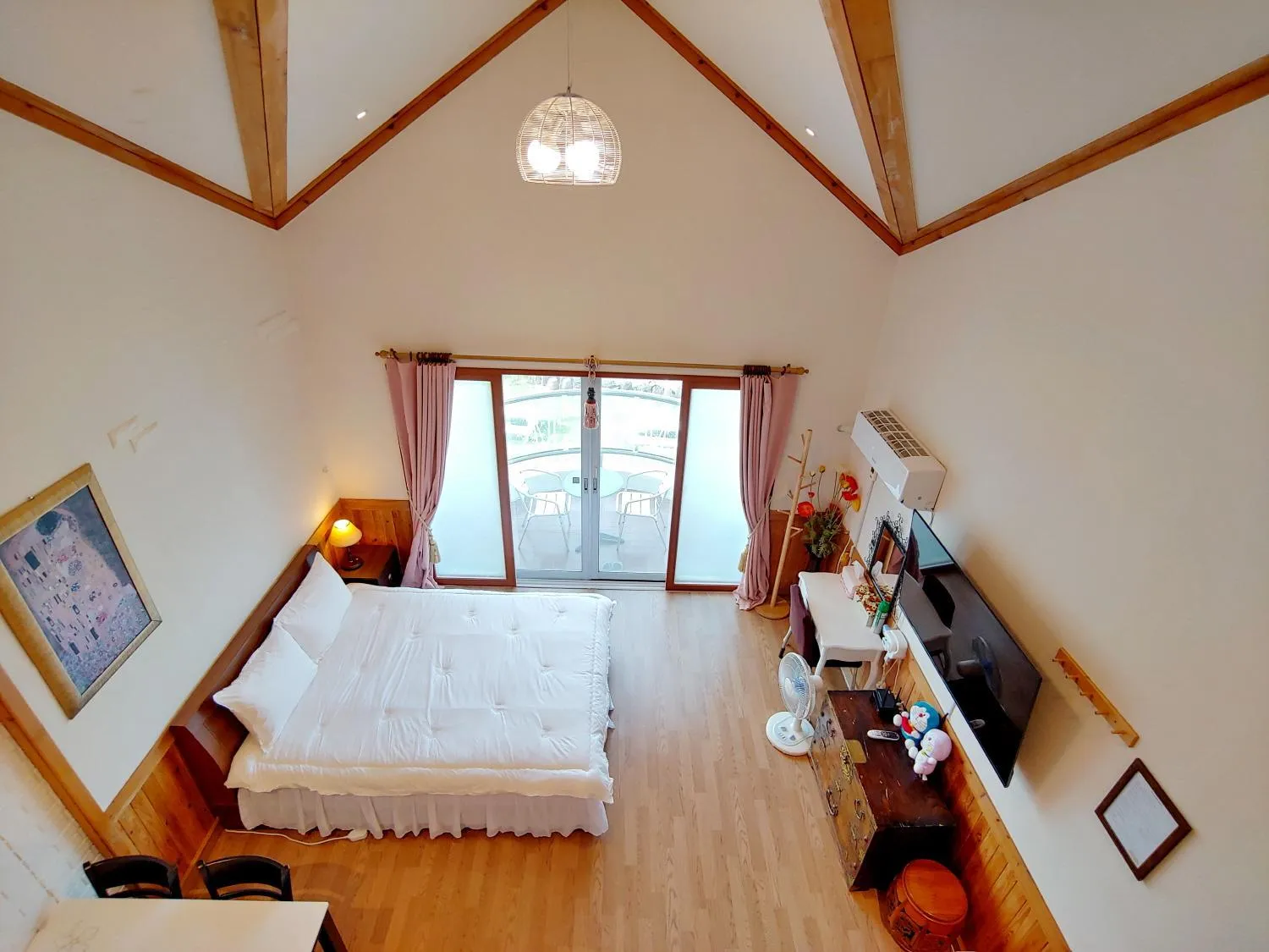 Bed in Herb in Pension