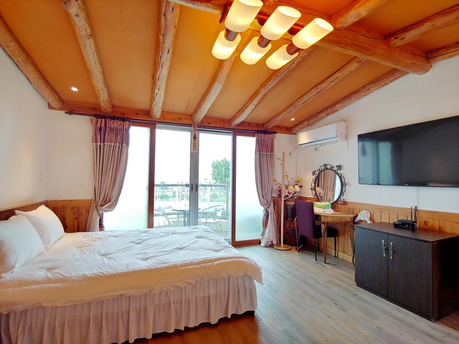 Bed in Herb in Pension