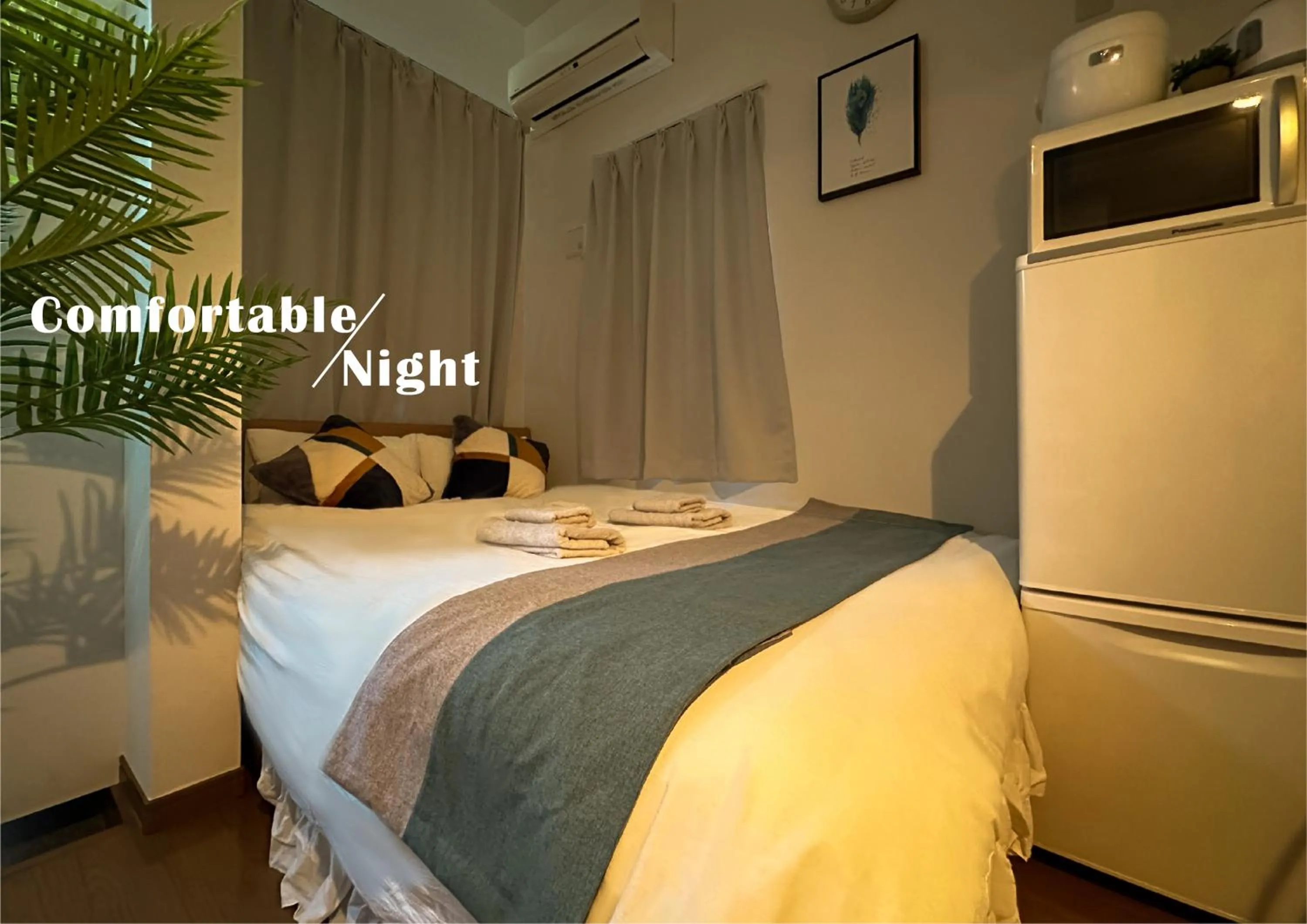 Bed in nestay suite tokyo ikebukuro