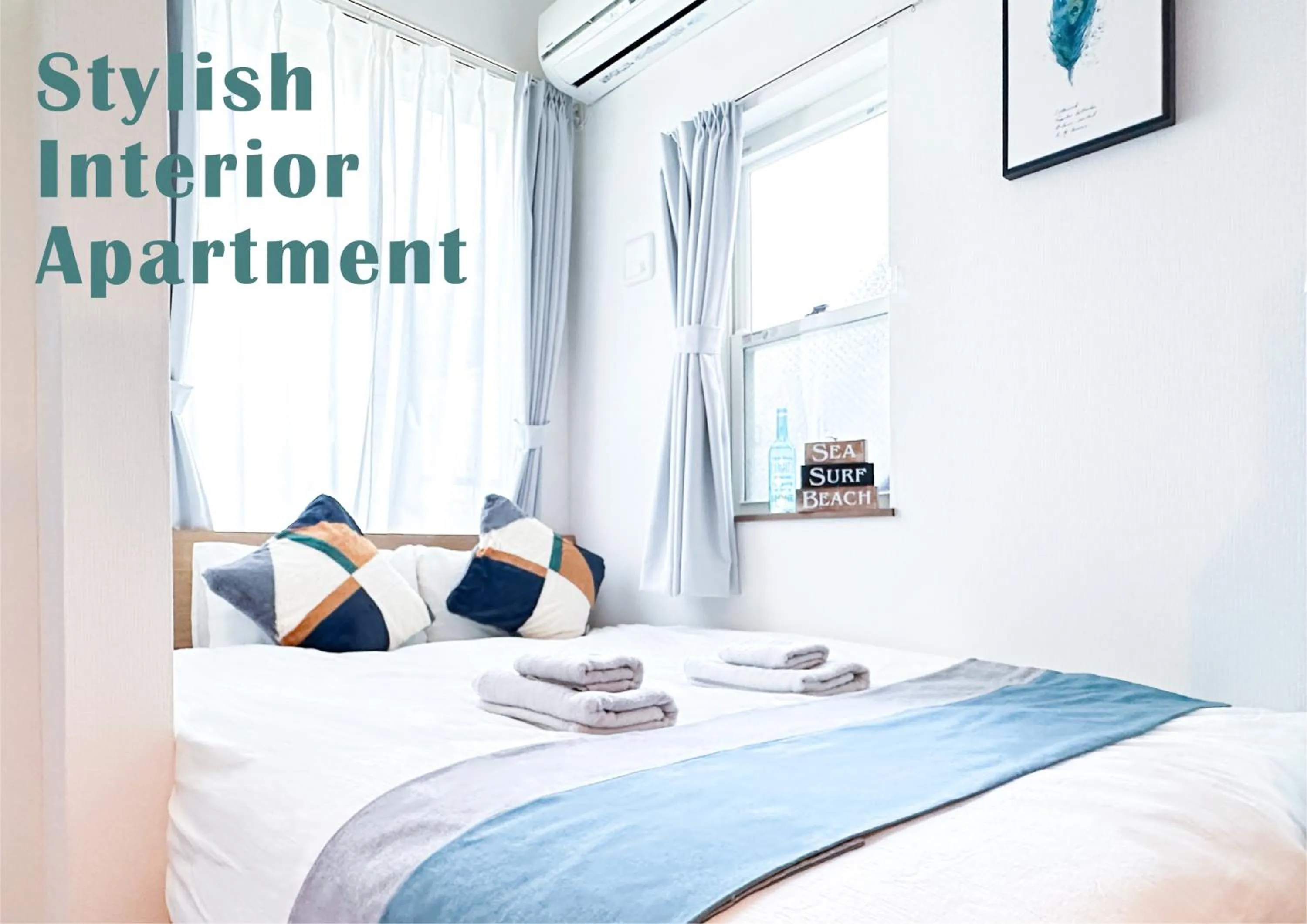 Bed in nestay suite tokyo ikebukuro