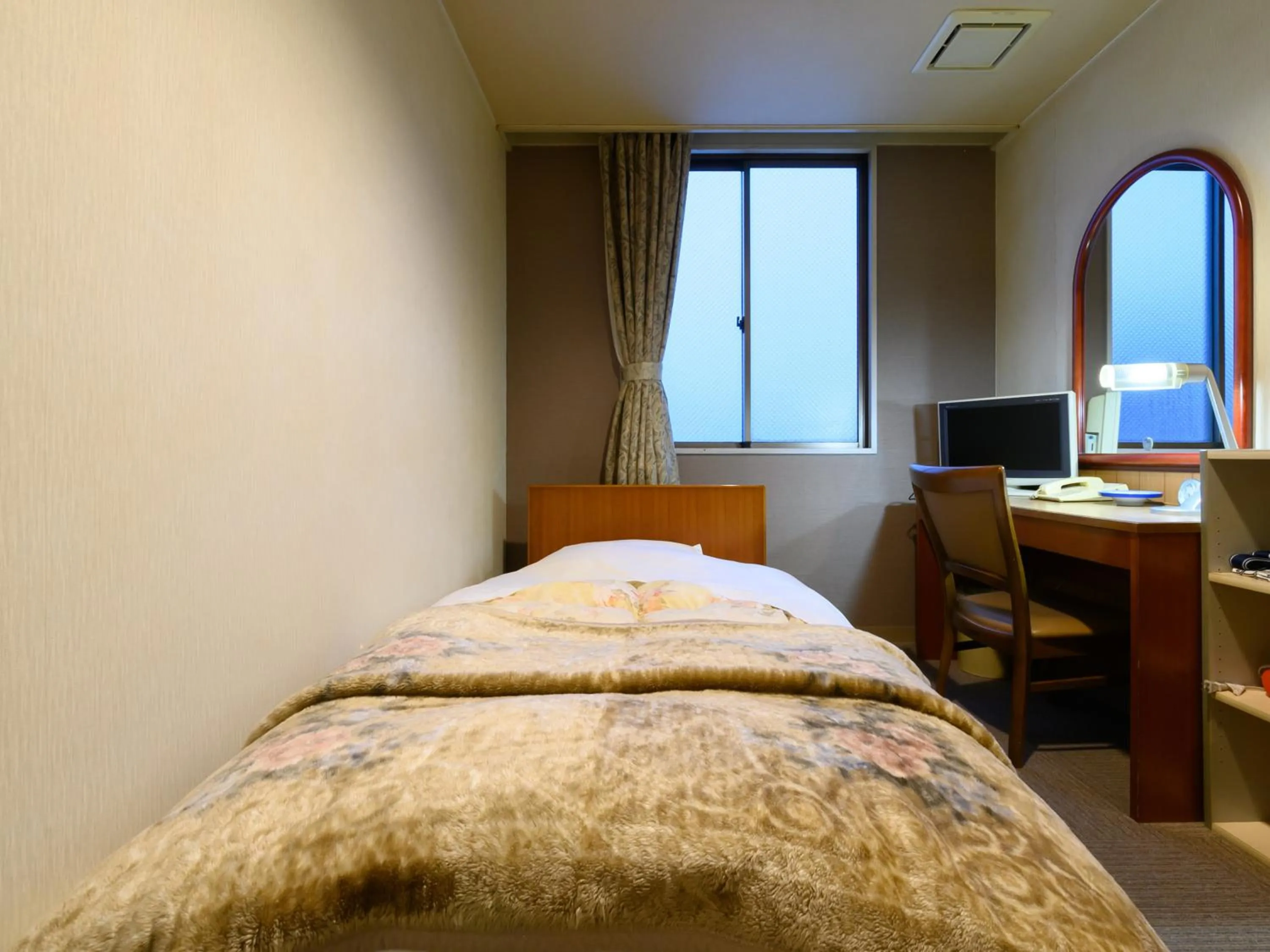 Bed in Business Ryokan Hotel Yukimiso