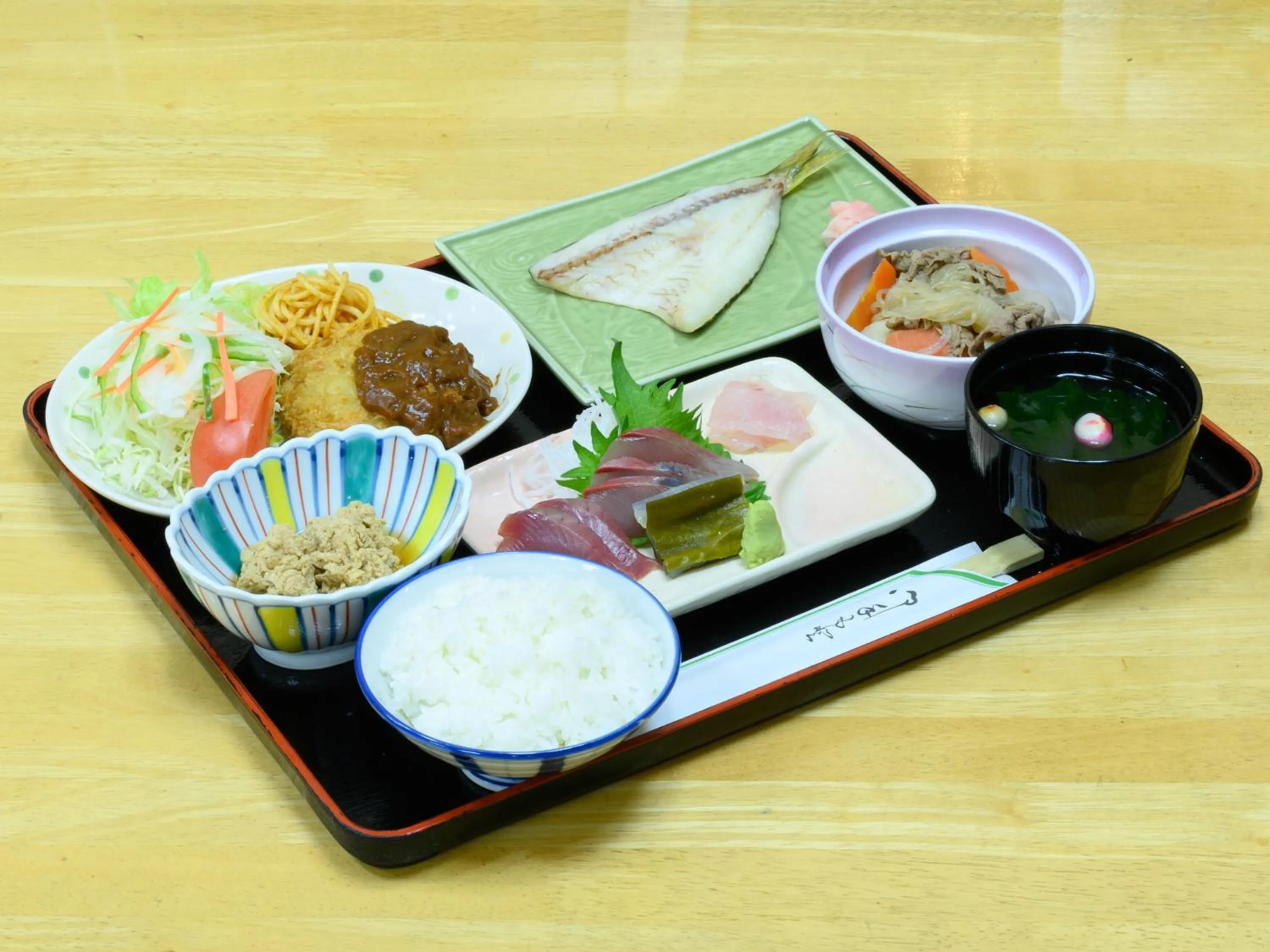 Dinner in Business Ryokan Hotel Yukimiso