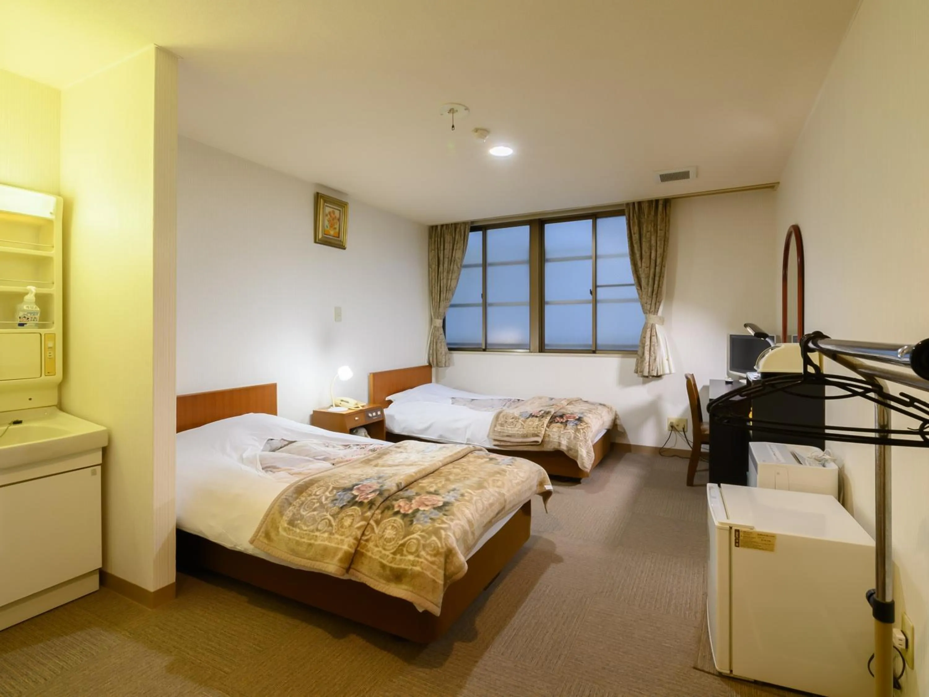 Bed in Business Ryokan Hotel Yukimiso