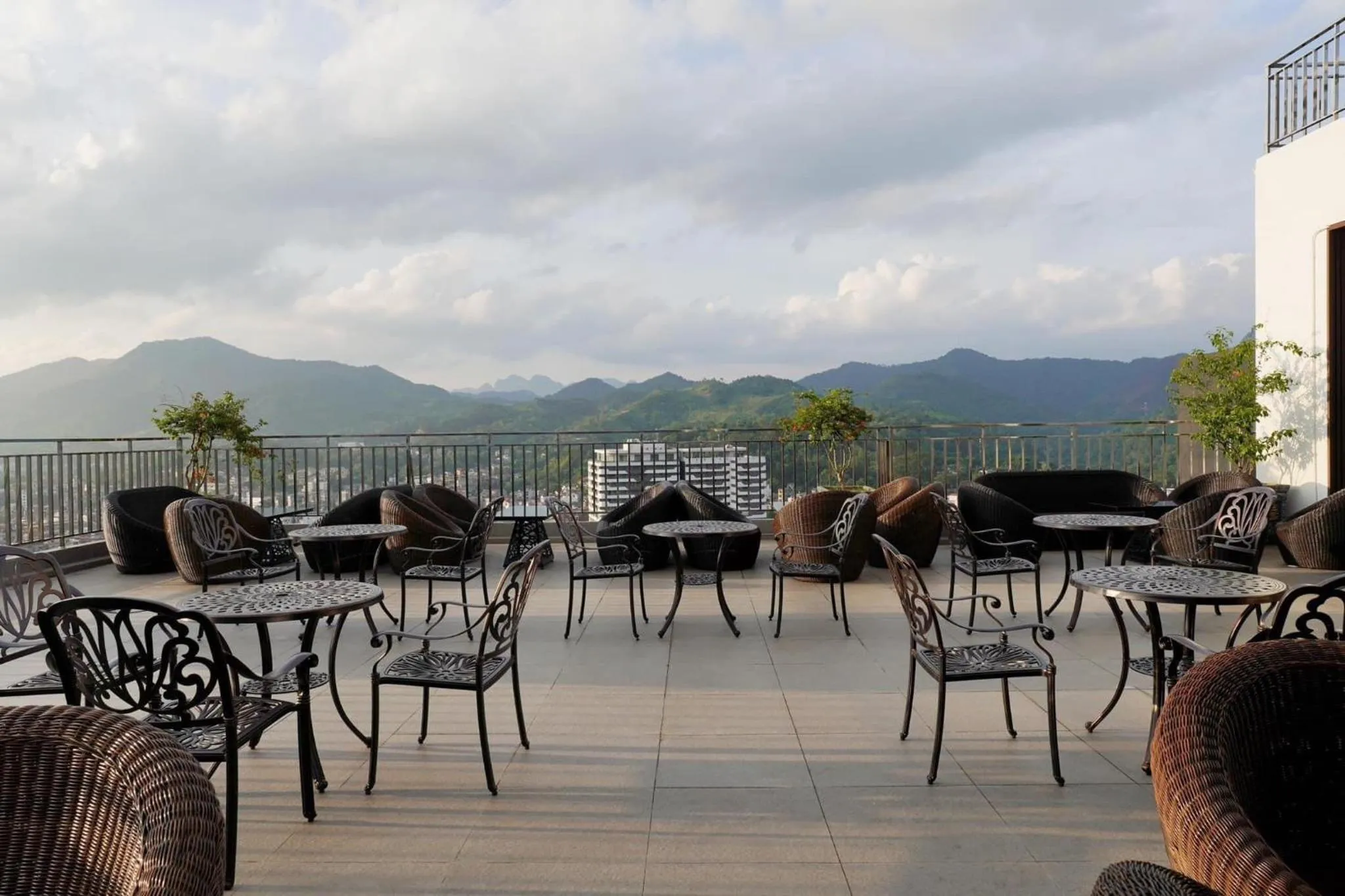 Bird's eye view in Muong Thanh Luxury Cao Bang