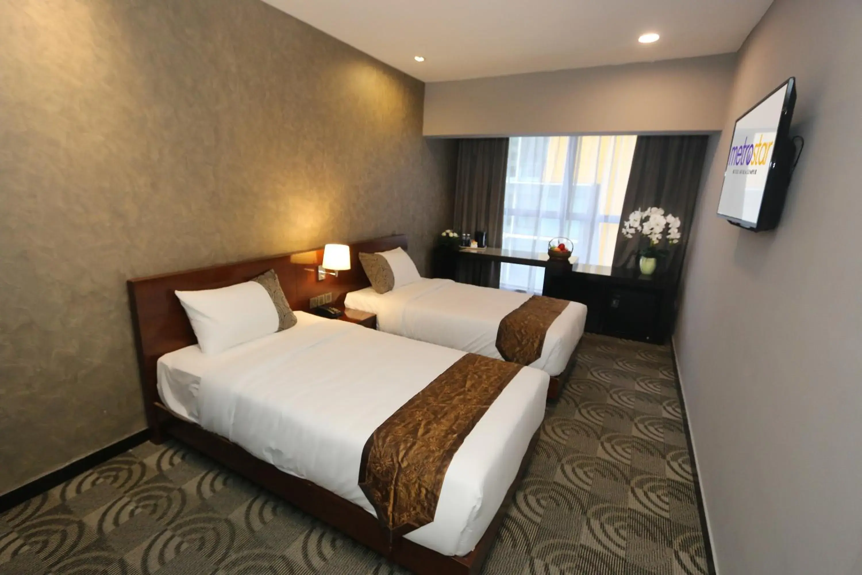 Superior Twin Room in Metrostar Hotel Kuala Lumpur Superior Twin Room in Metrostar Hotel Kuala Lumpur