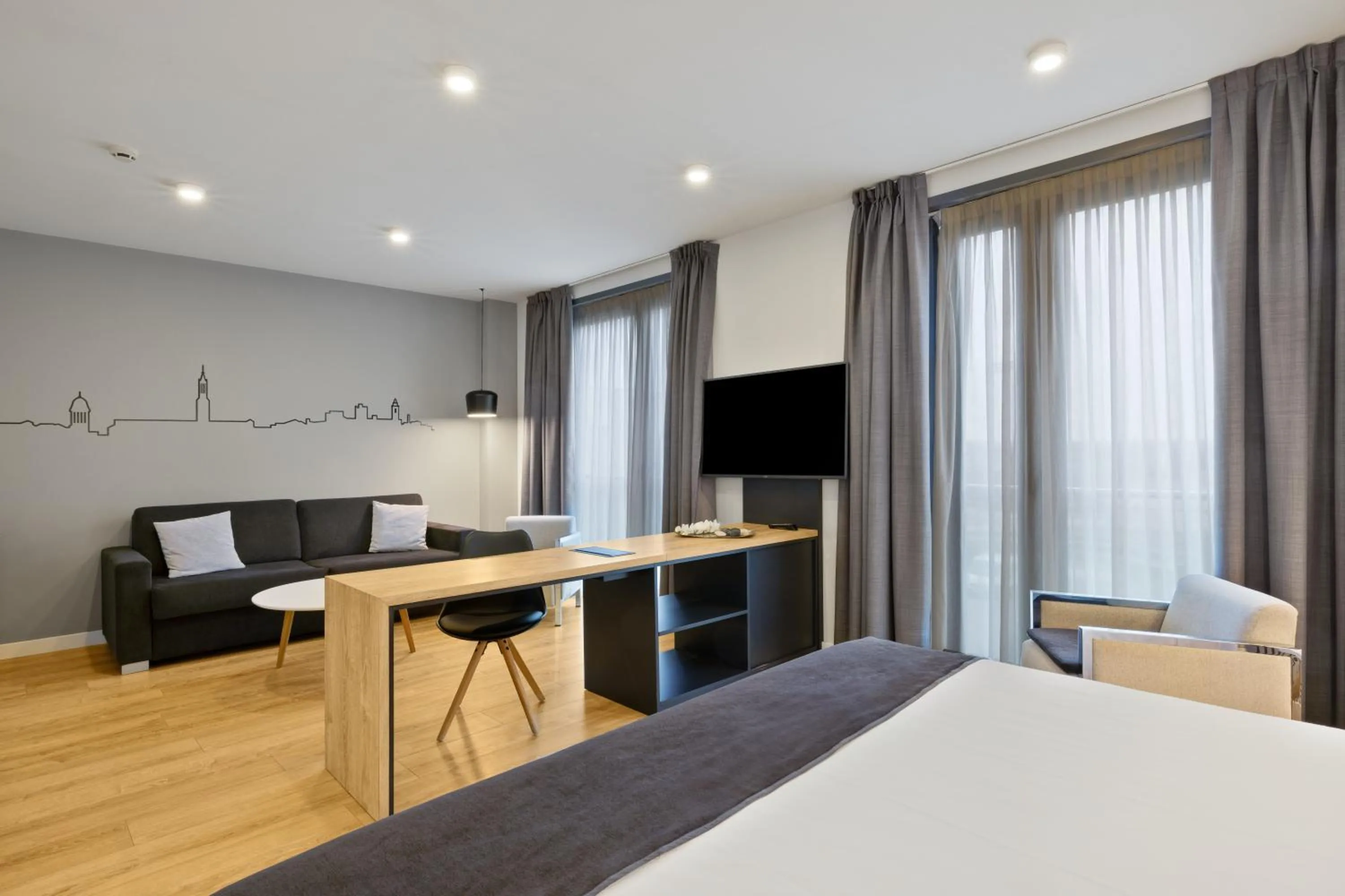 Bed in B&B HOTEL Tarragona Valls