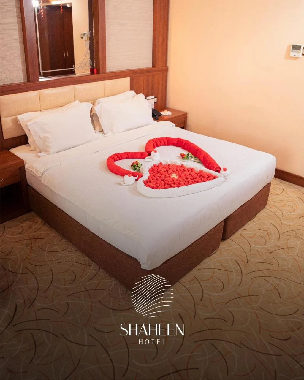 Bedroom, Bed in Shaheen Hotel Baghdad