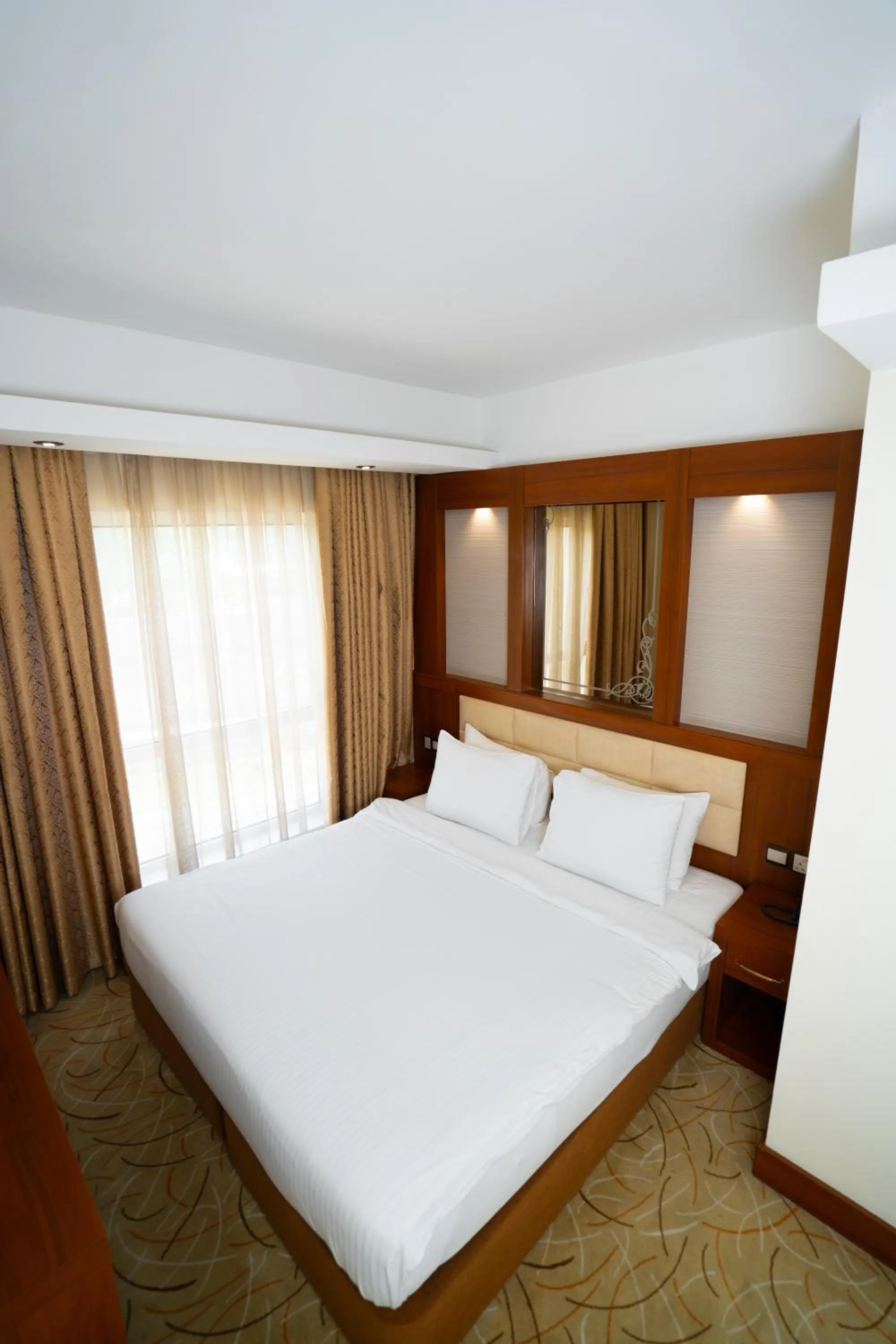 Bed in Shaheen Hotel Baghdad