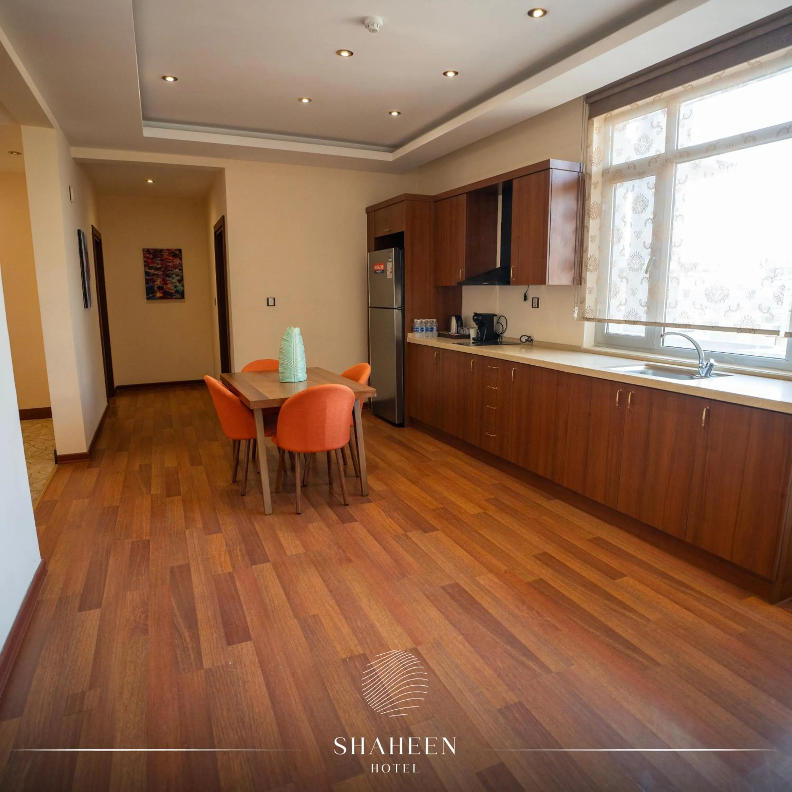 Kitchen or kitchenette in Shaheen Hotel Baghdad