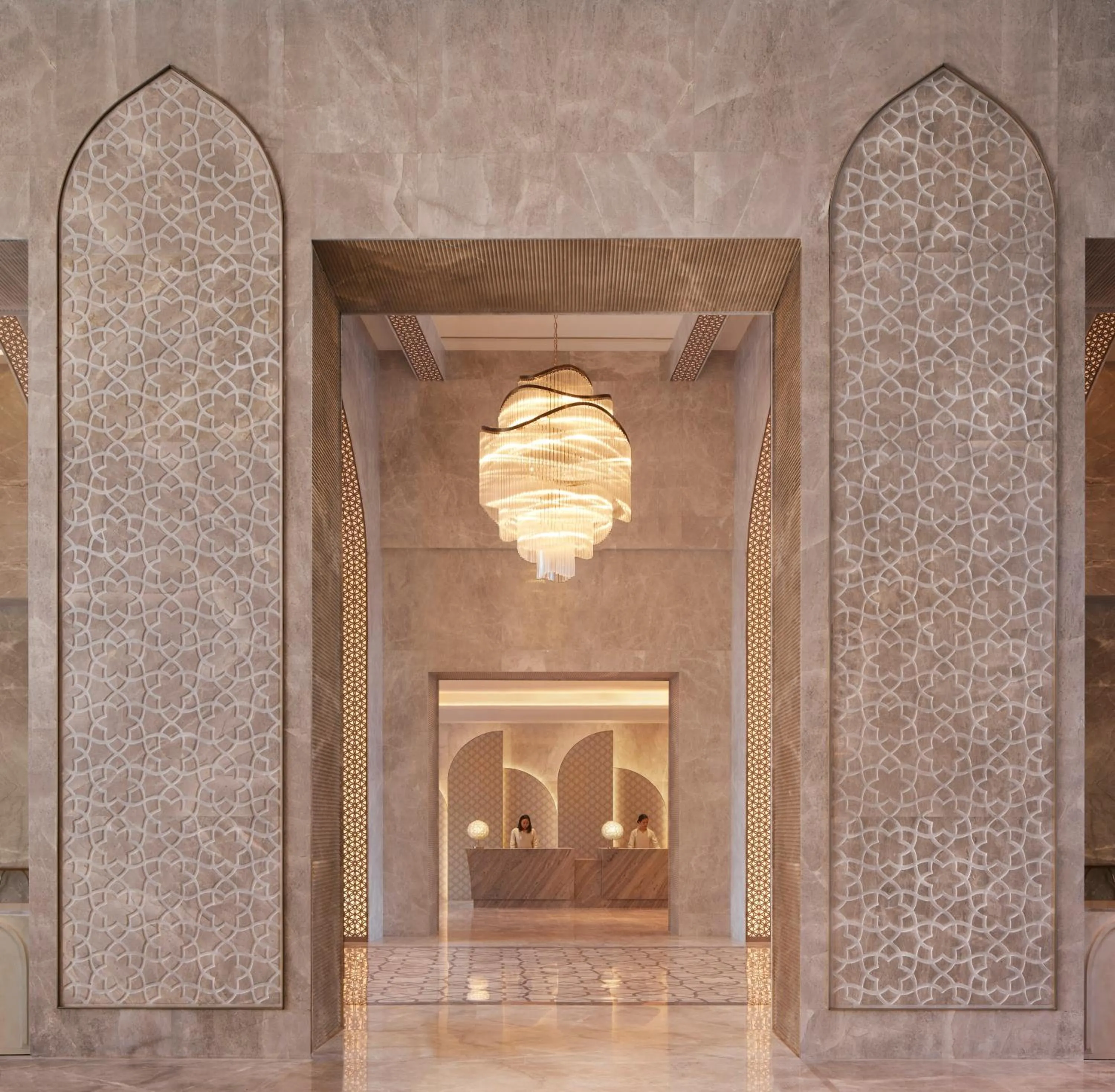 Lobby or reception in Taj Amer, Jaipur