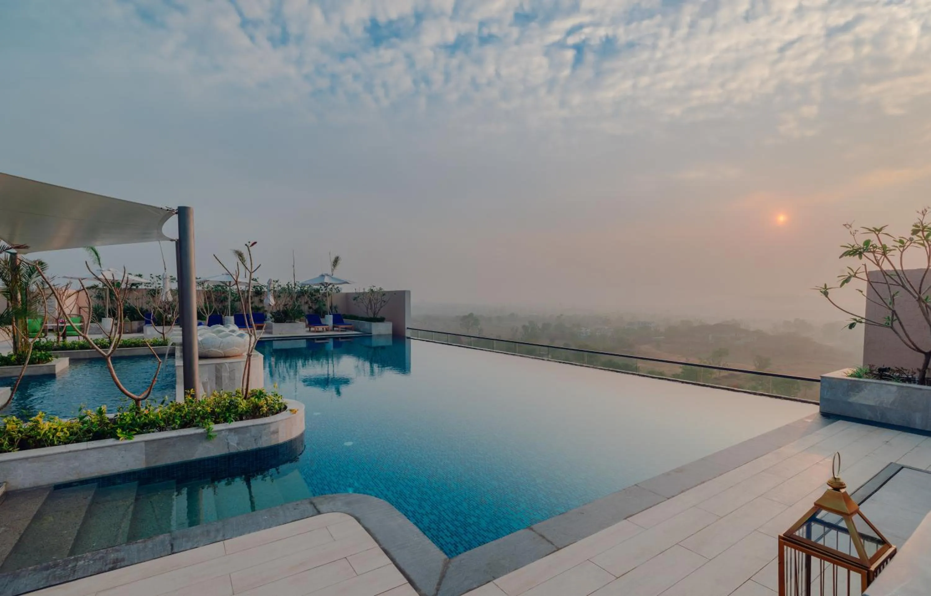 Swimming pool in Taj Amer, Jaipur