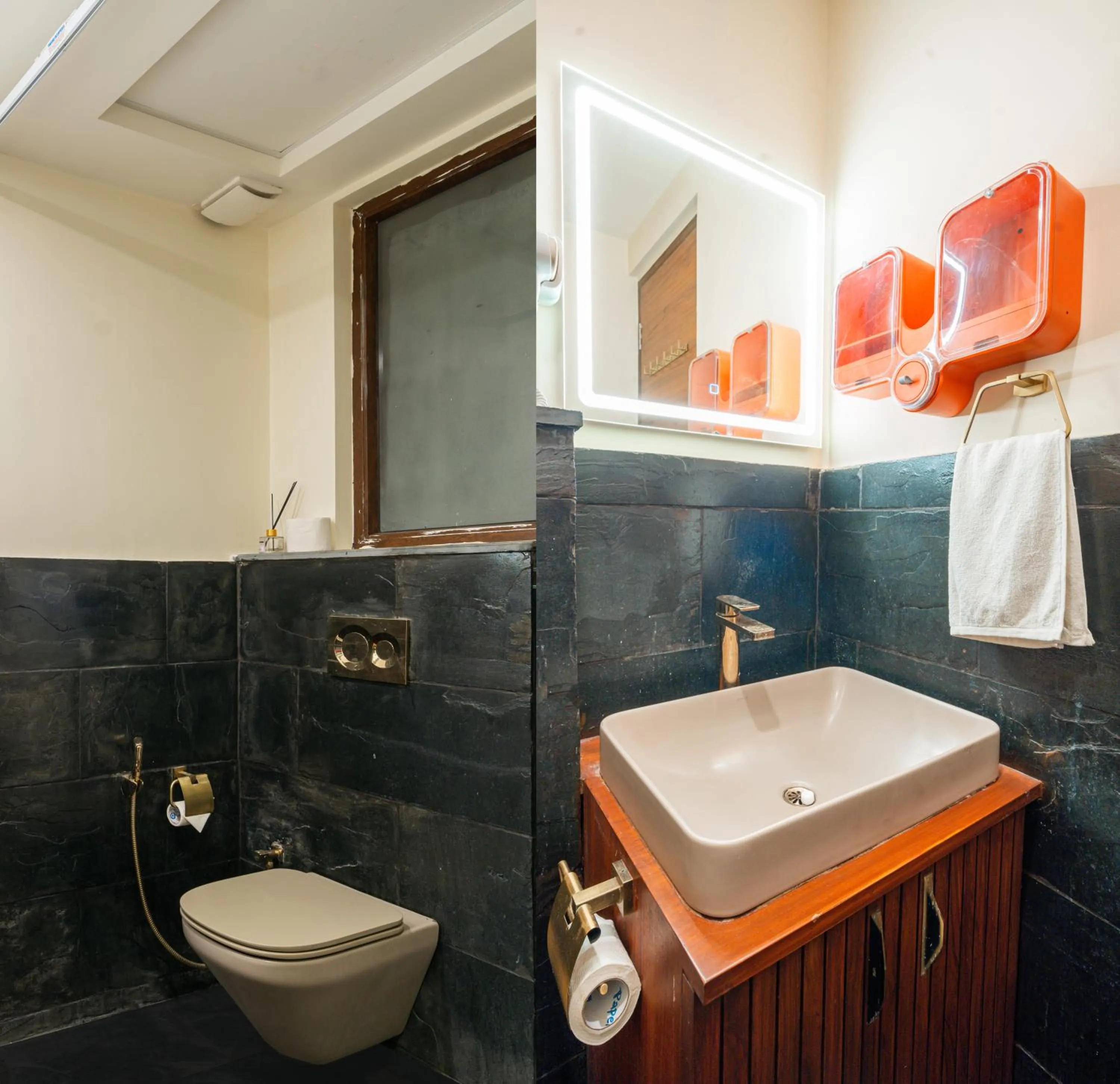 Bathroom in Treebo Premium The Memoir, Ramdaspeth