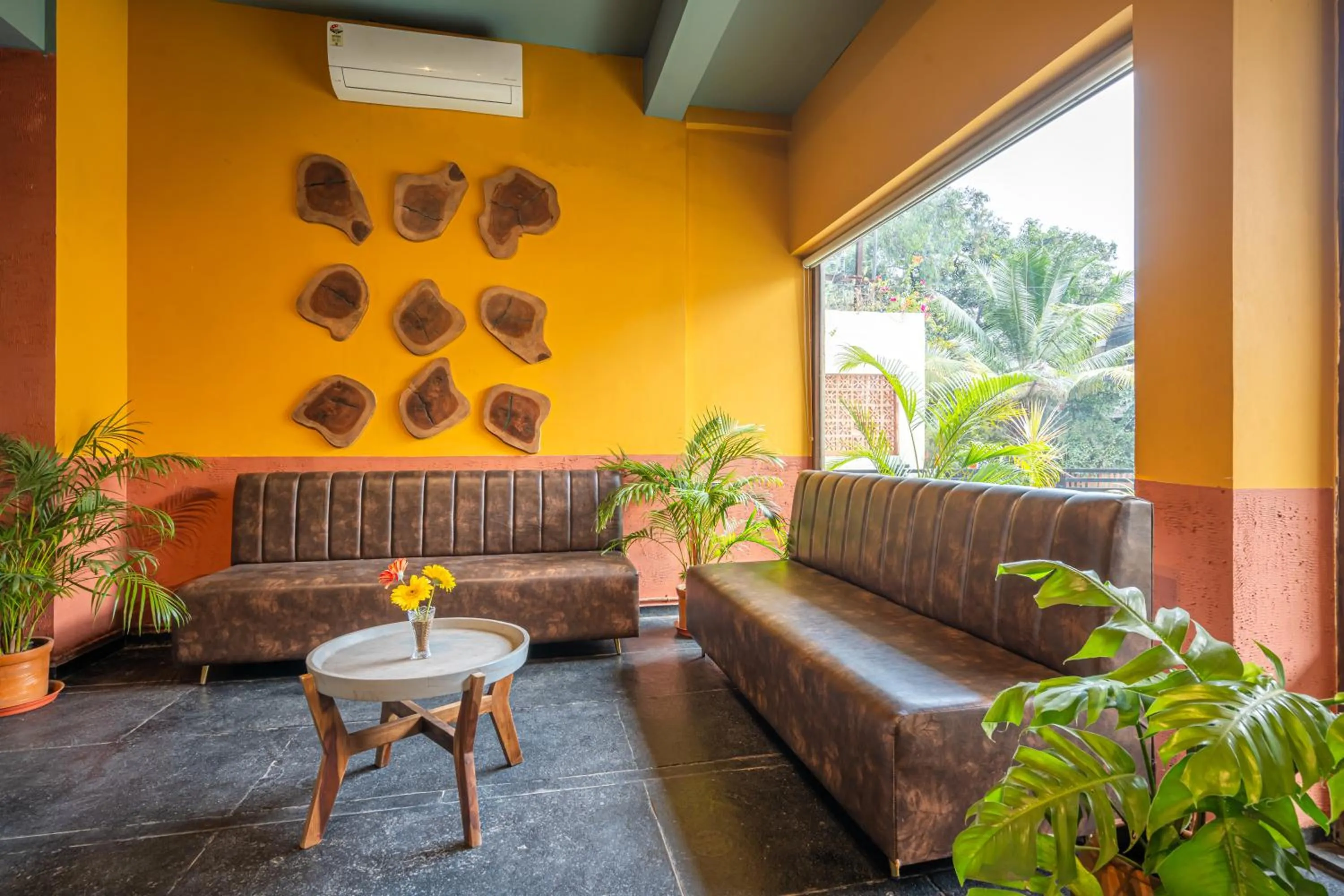 Seating area in Treebo Premium The Memoir, Ramdaspeth